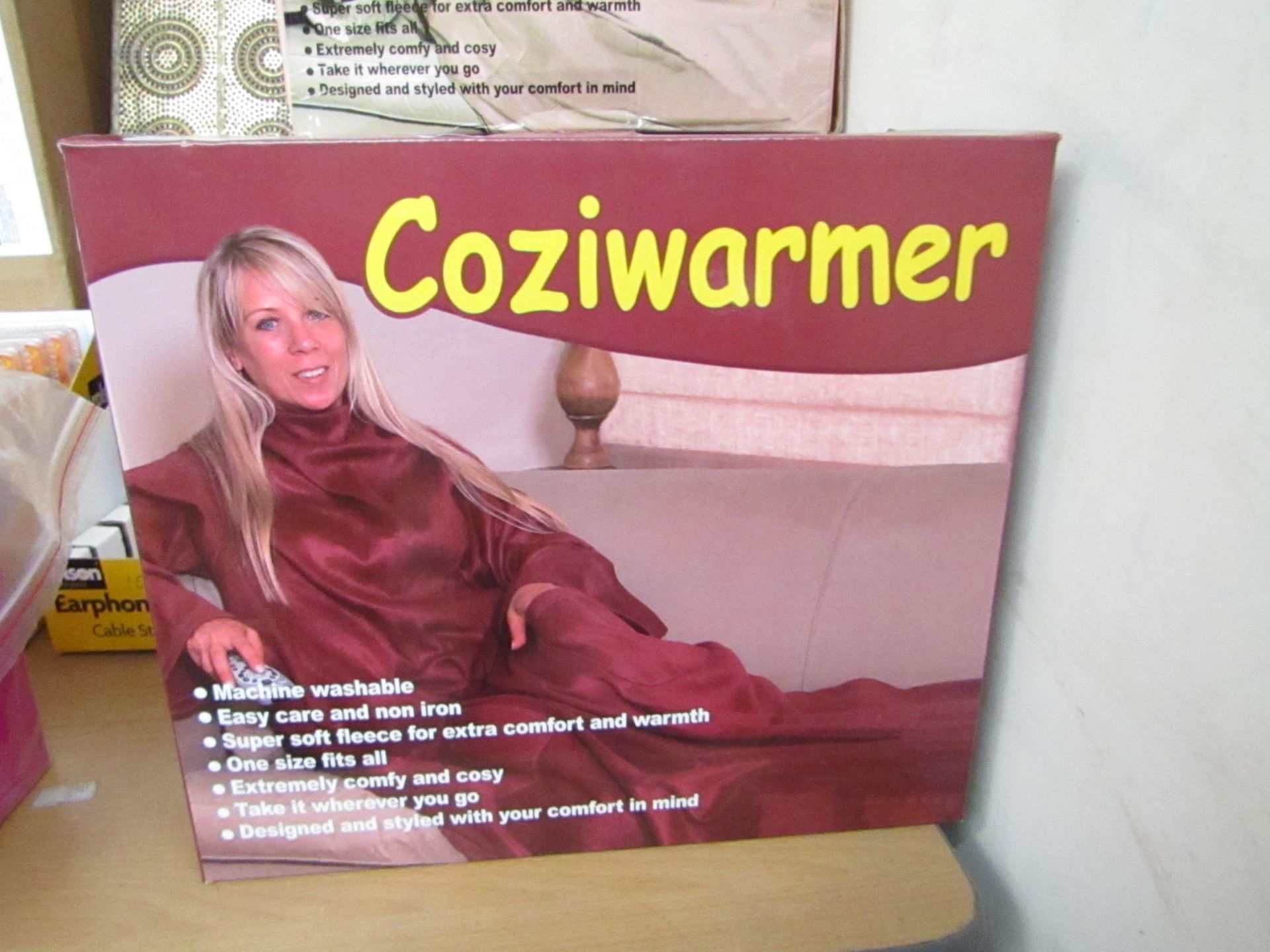 Coziwarmer Burgundy Blanket