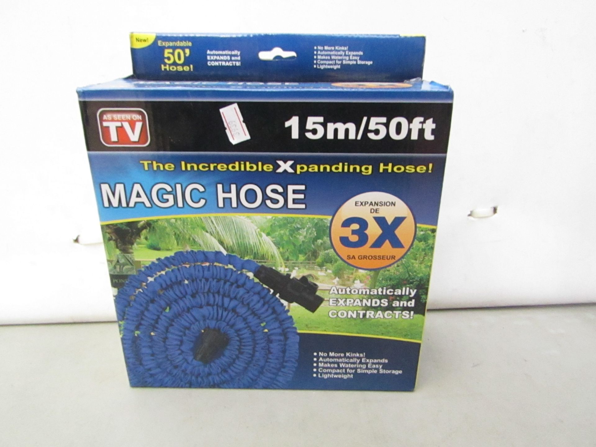 Magic Hose, The Incredible Xpanding Hose! Approx 15 M. Boxed