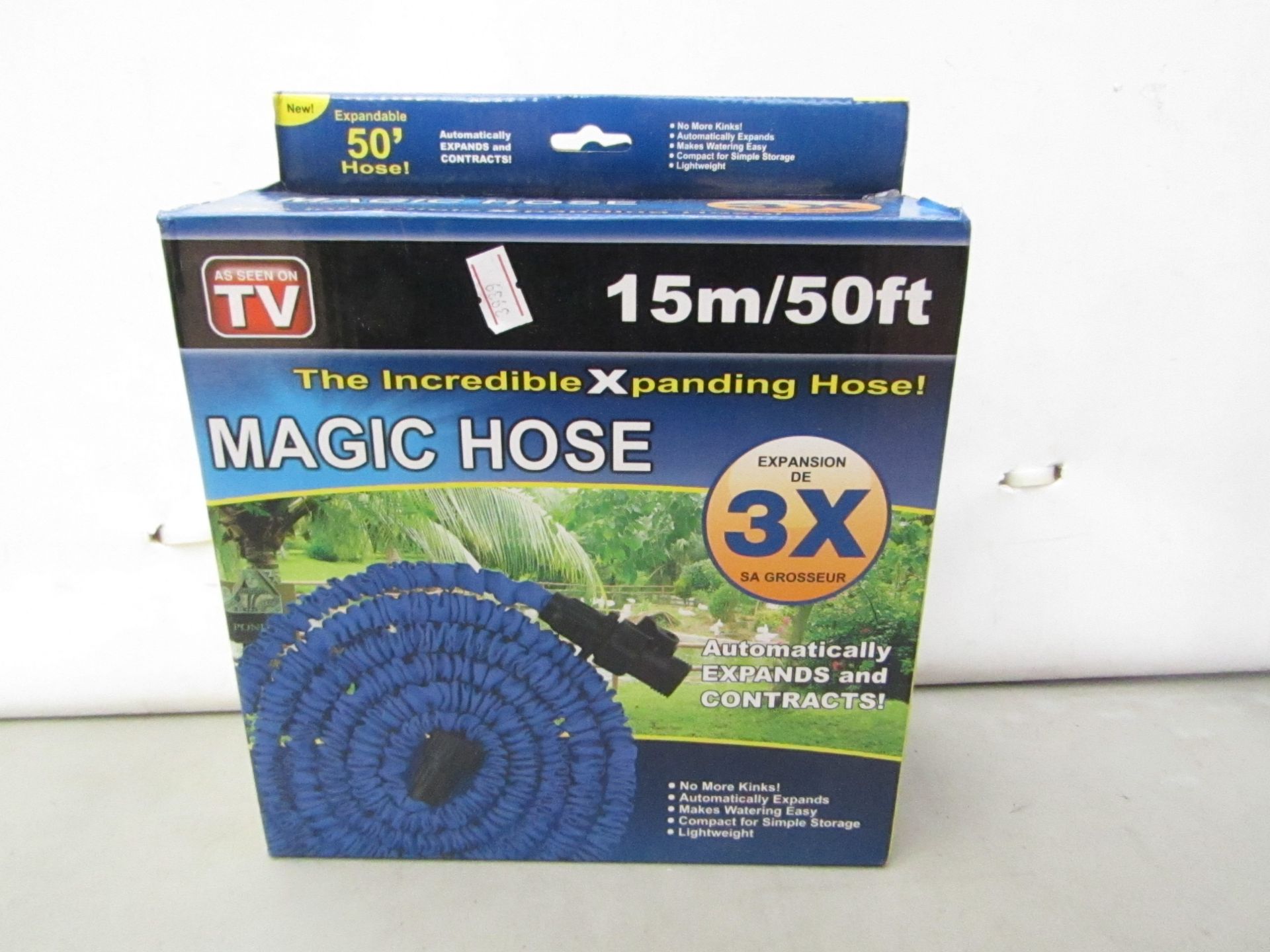 Magic Hose, The Incredible Xpanding Hose! Approx 15 M. Boxed