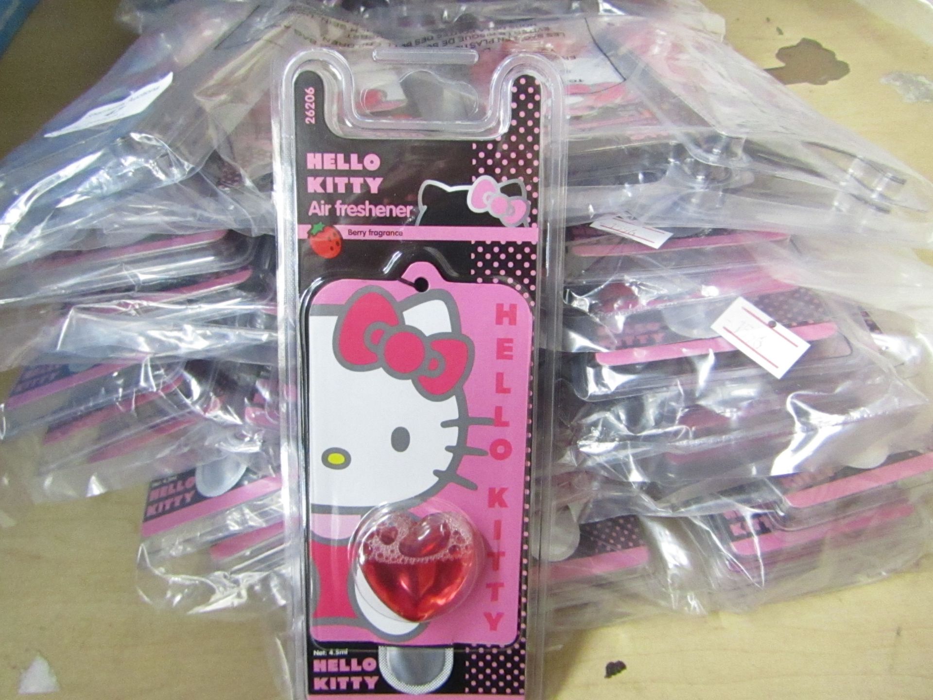 Hello Kitty Berry Air Freshener 5 Packs of 6