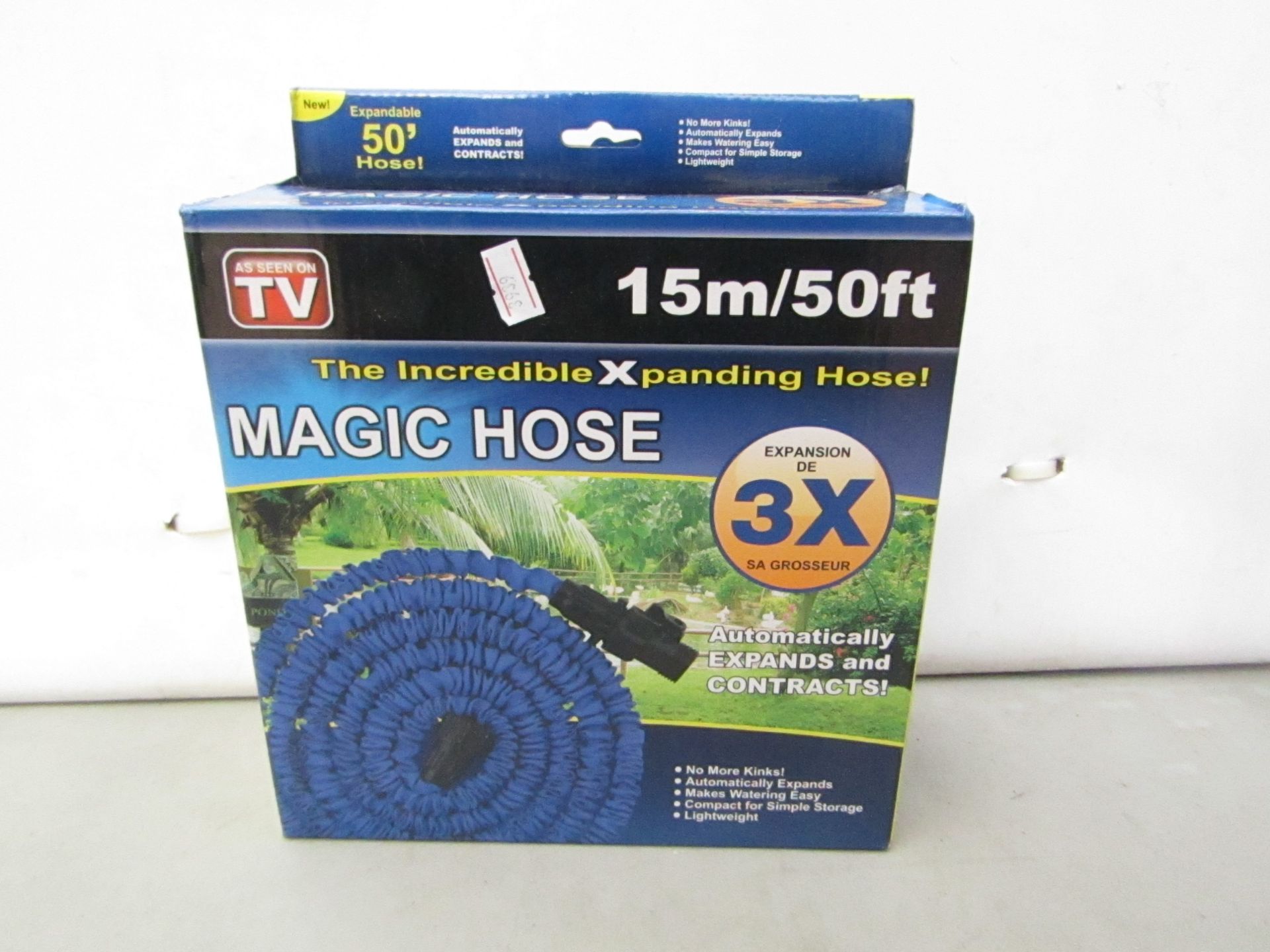 Magic Hose, The Incredible Xpanding Hose! Approx 15 M. Boxed