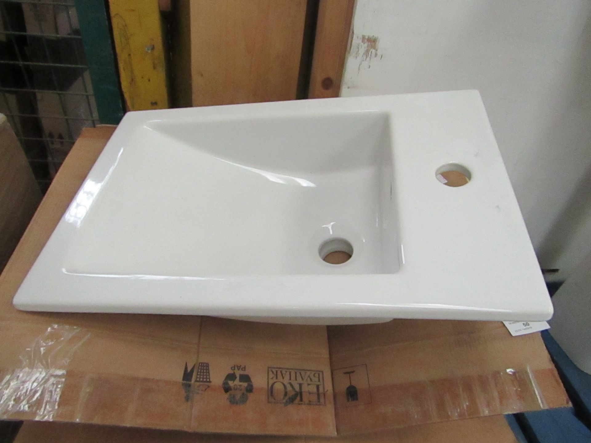 Unbranded Roca 500mm inset sink, with box