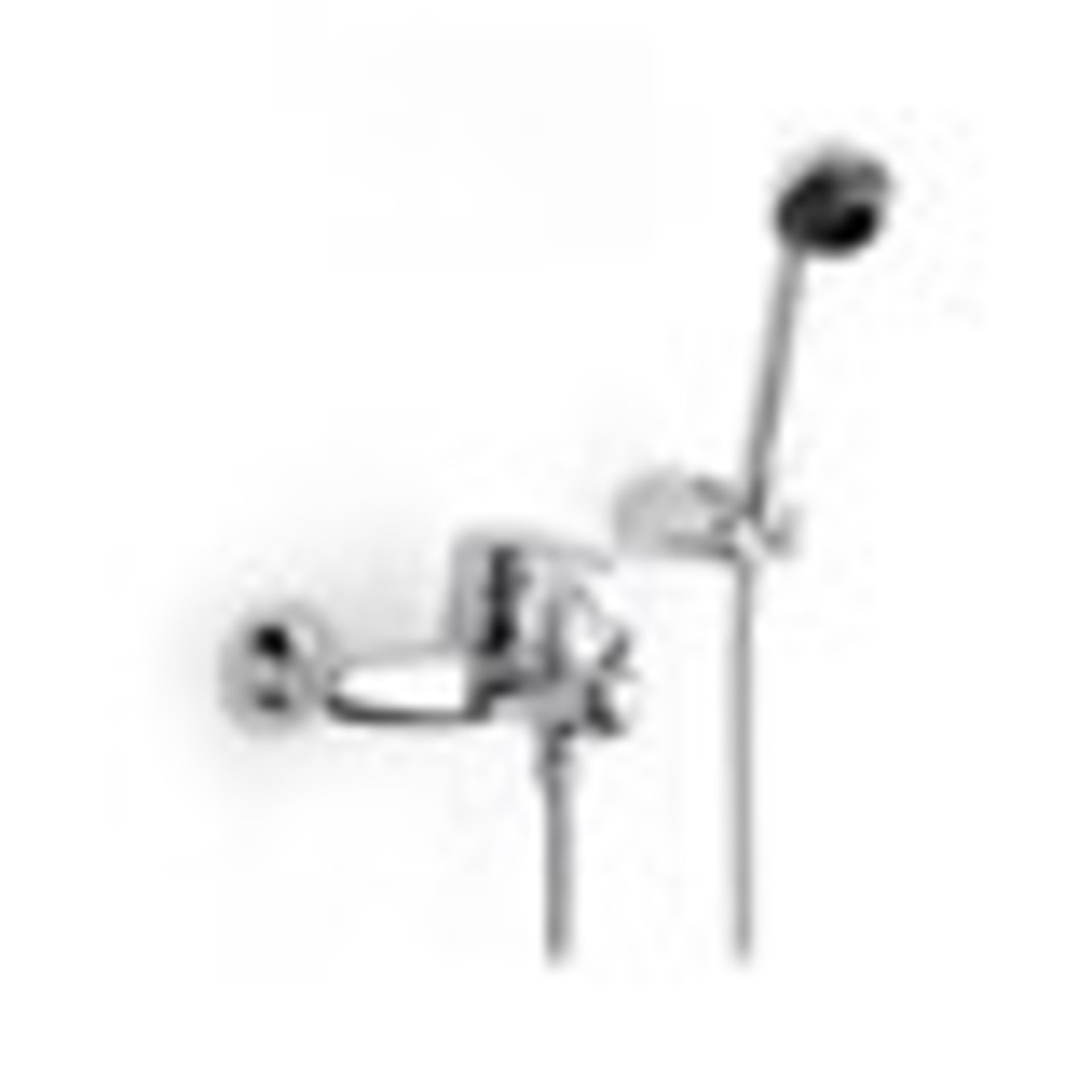 Roca Victoria-N 5A0125C00 chrome wall mounted bath shower mixer. New & boxed, RRP £177.95 on