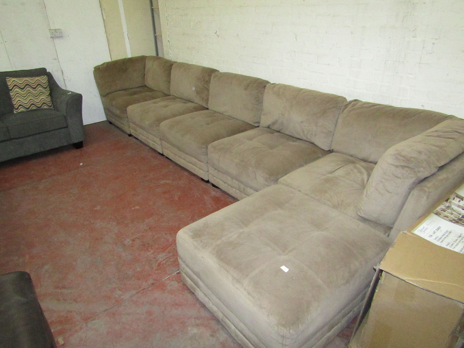 M-Star 6 piece sectional sofa, RRP Circa £1000