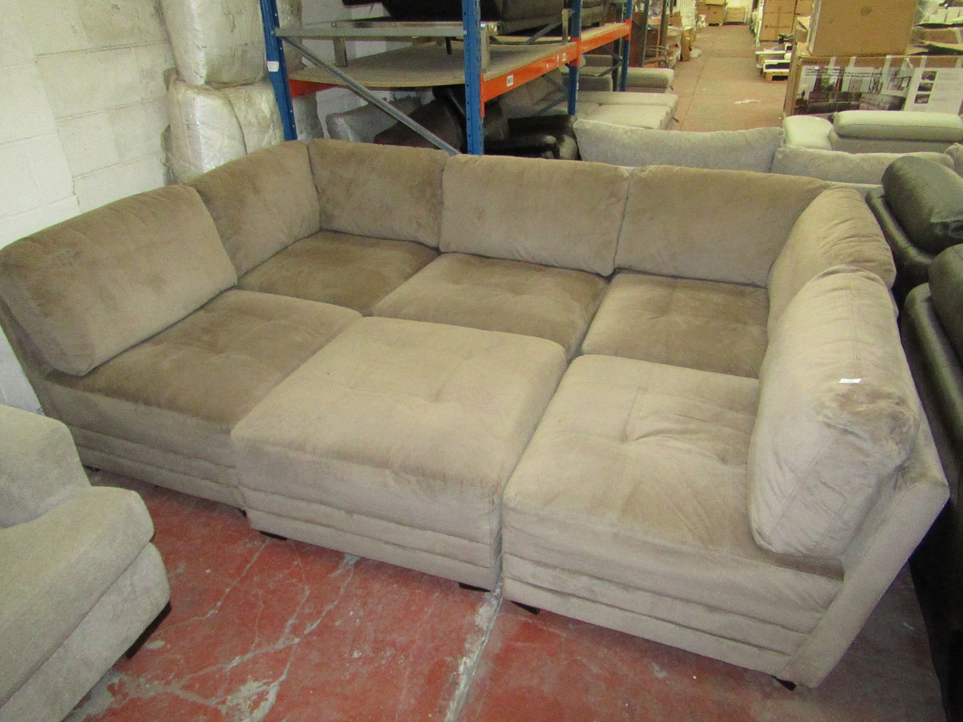 M-Star 6 piece sectional sofa, RRP Circa £1000