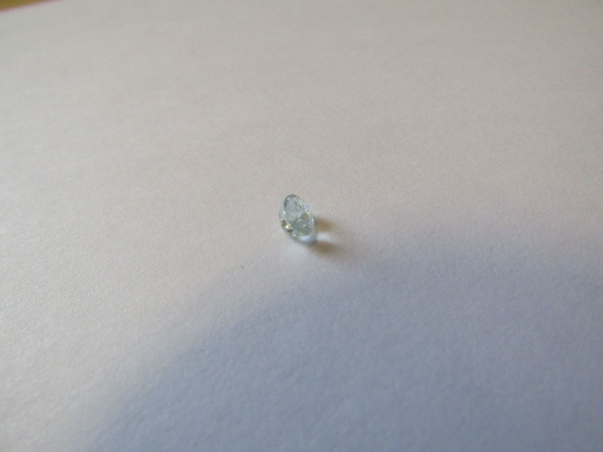 A very rare Brazilian Paraiba Tourmaline 0.46ct 5.4 mm x 3.7 m. Paraiba Tourmaline are classified - Image 3 of 3