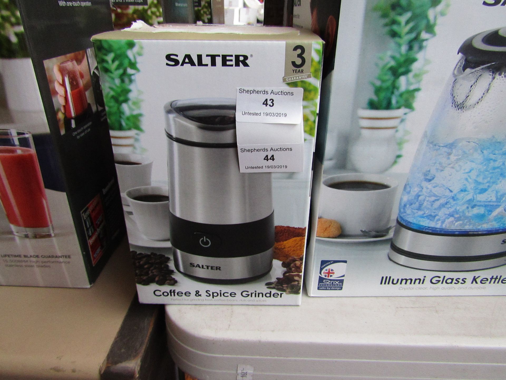 Salter coffee@spice  grinder boxed
