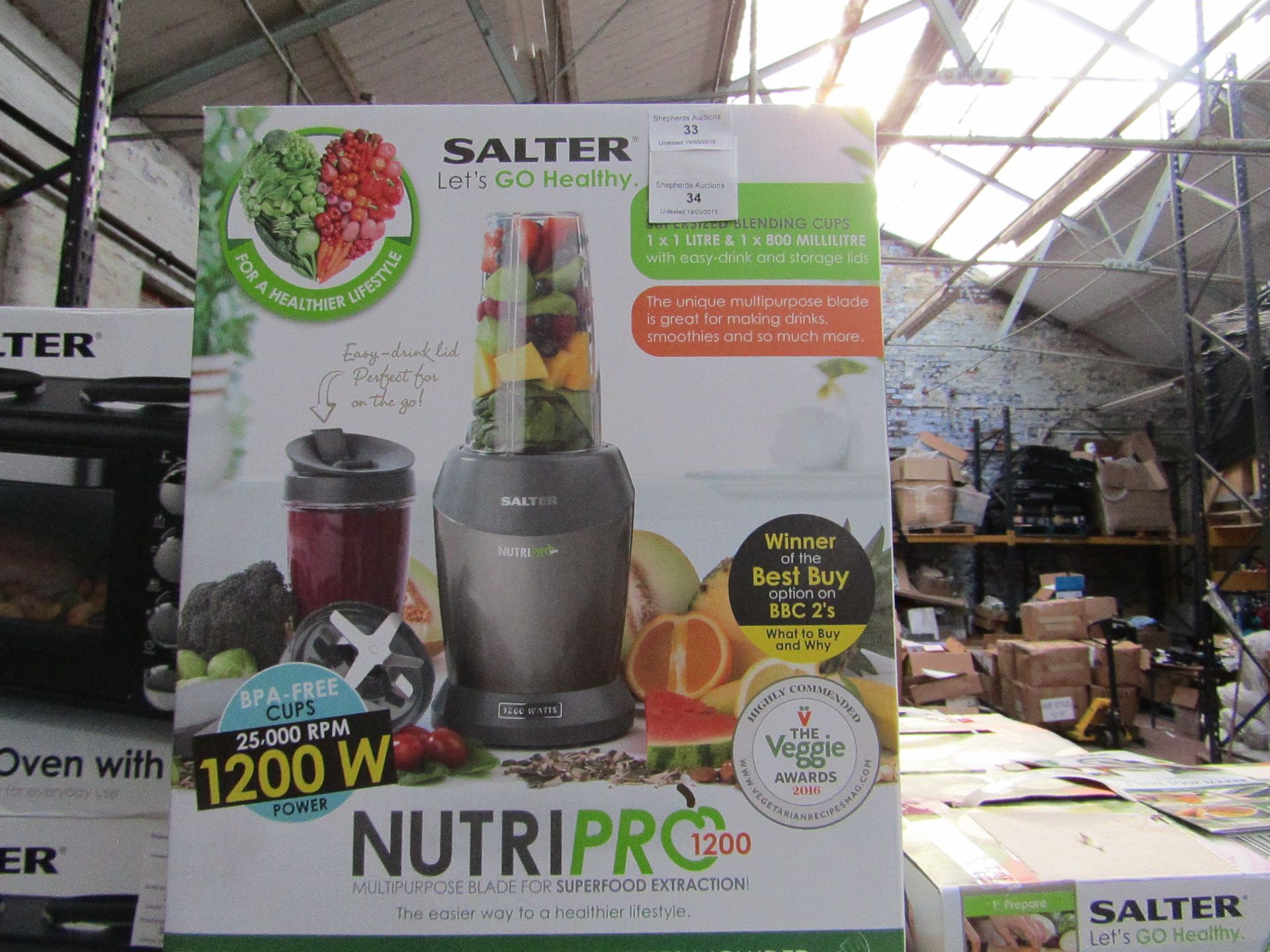 Salter nutripro boxed