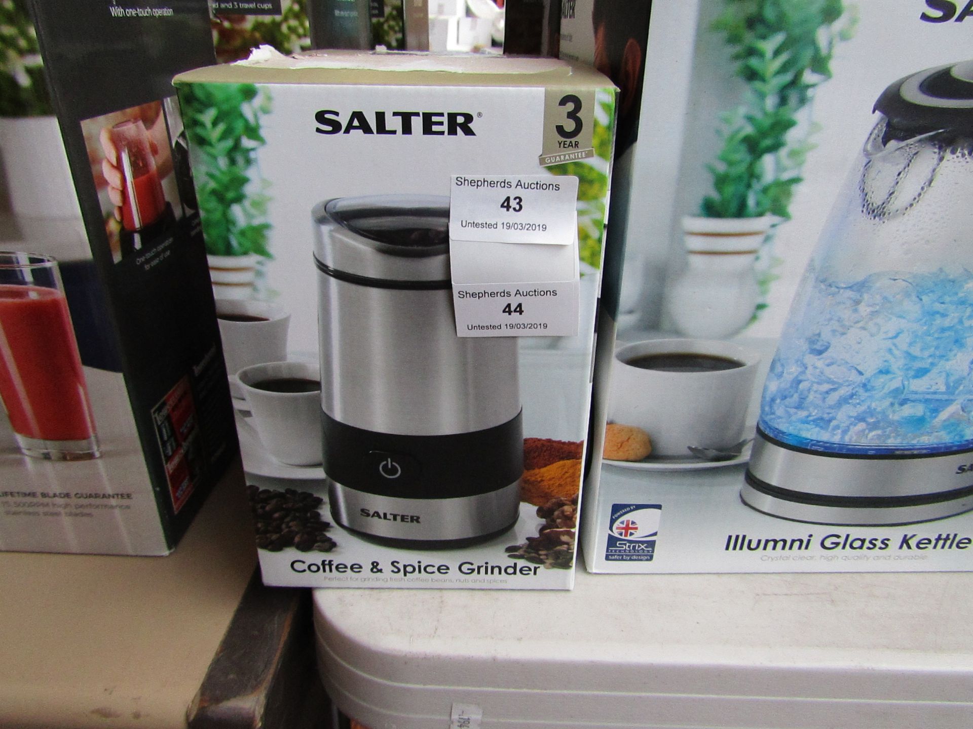 Salter coffee@spice  grinder ,boxed