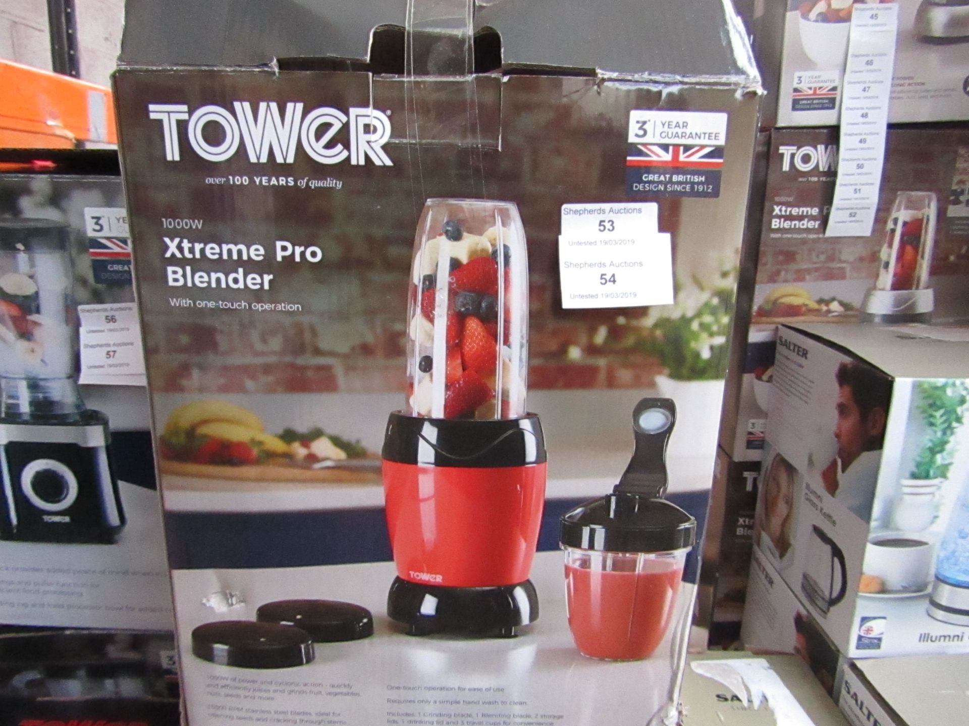 Tower xtreme blender, boxed