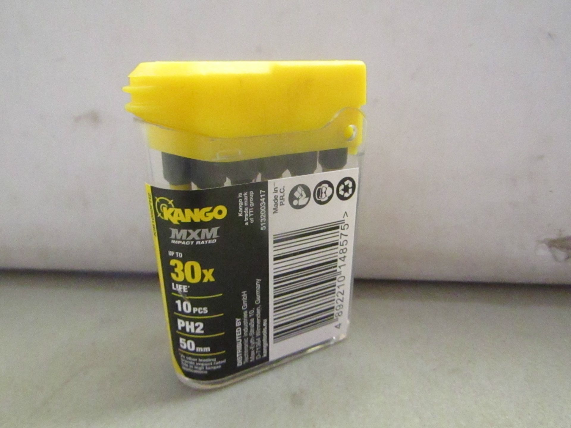 1 x Kango 10pcs 50mm PH2 tic tac box set