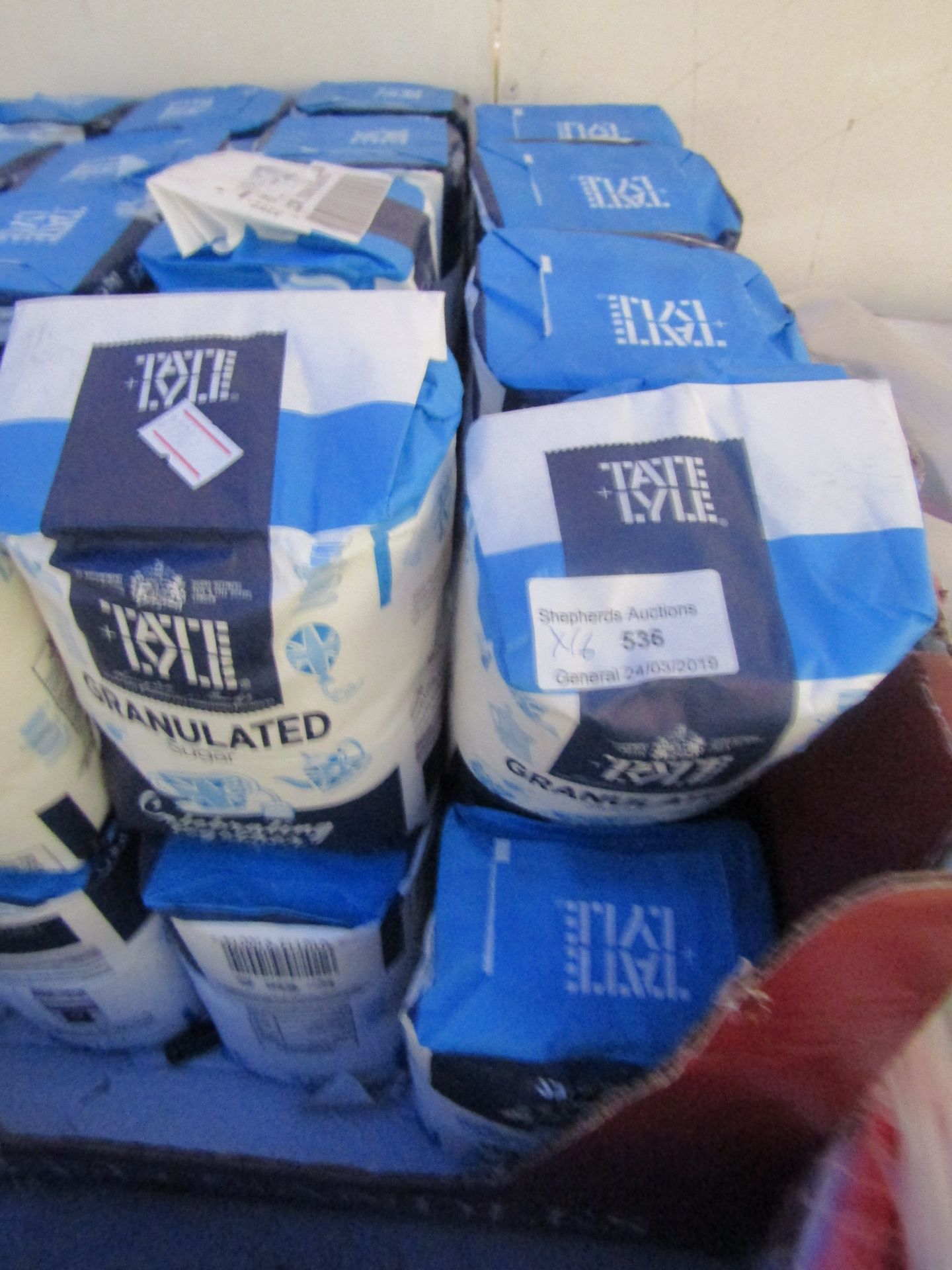 16x 1Kg packs of tate and Lyle Granulated Sugar, new