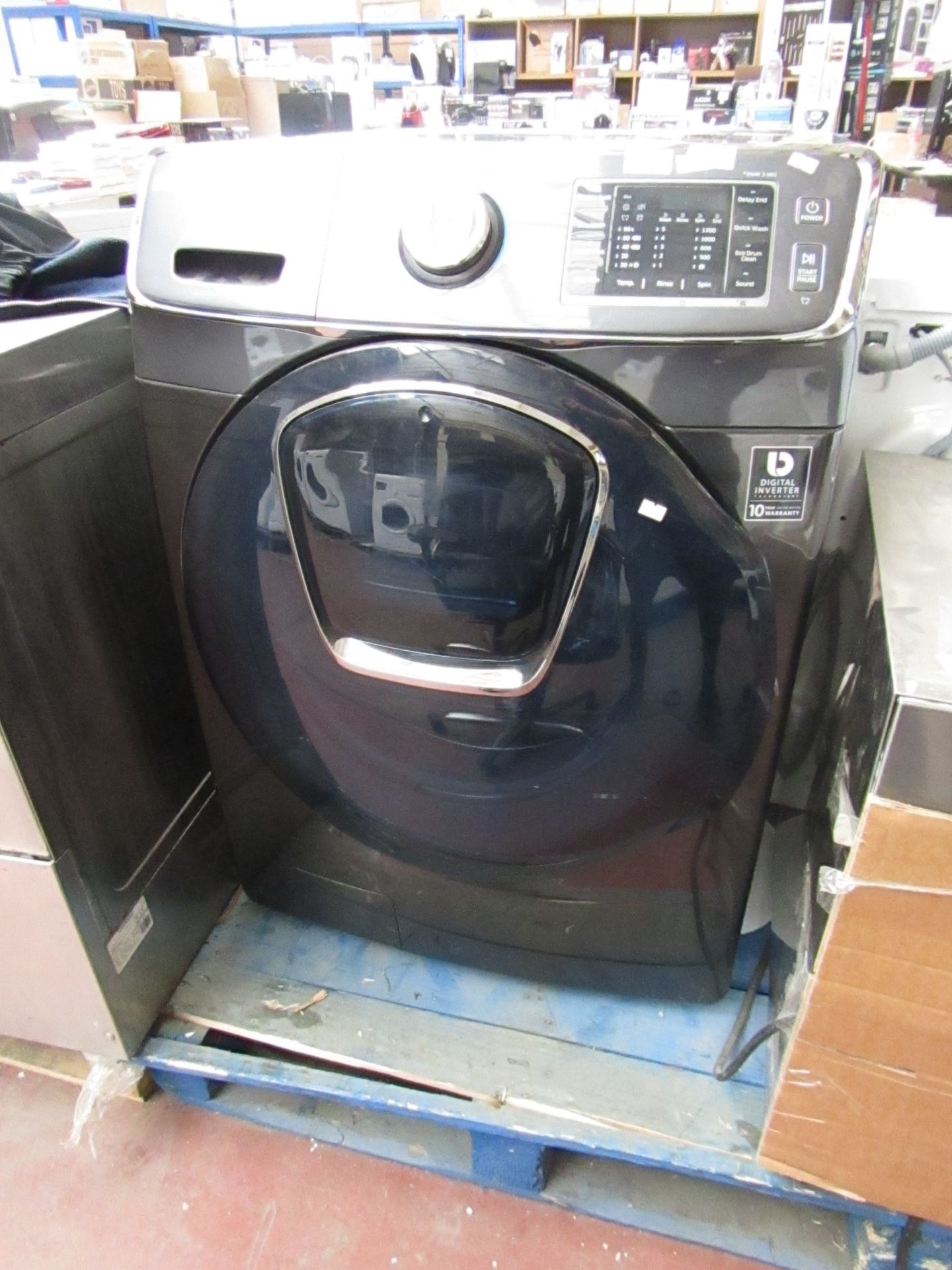 Samsung Eco Bubble VRT 16Kg commercial washing machine,missing plug part but the vendor has tested