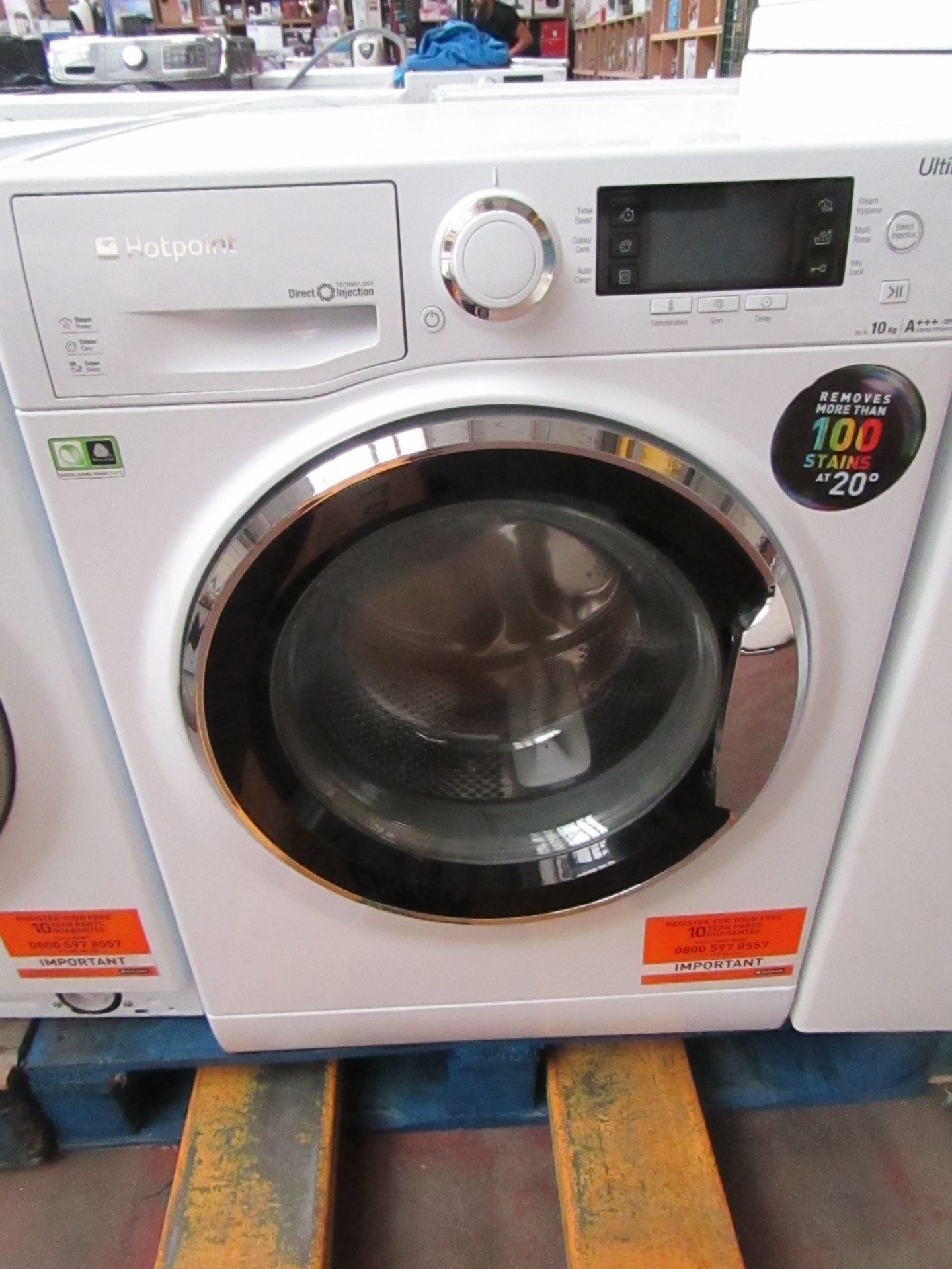 Hotpoint Ultima S-line 10Kg washing machine, powers on but doesnt spin