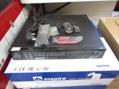 Inspire 4 channel DVR, does not include any hard drives, tested working and boxed. Specification 4ch