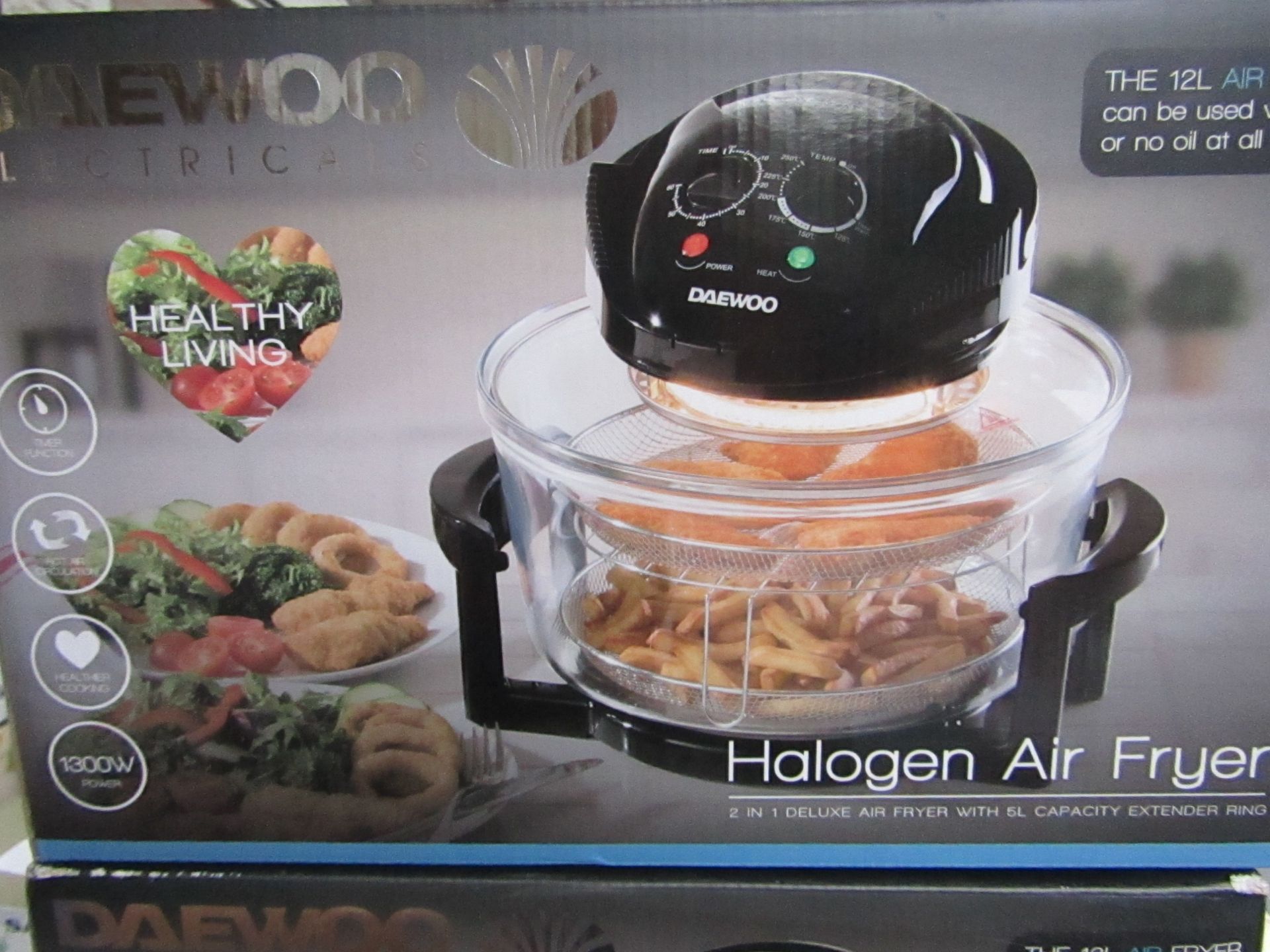 Daewoo halogen air fryer Boxed and unchecked