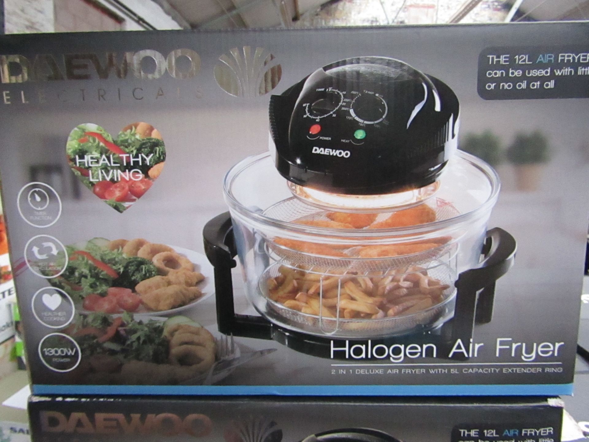 Daewoo halogen air fryer Boxed and unchecked