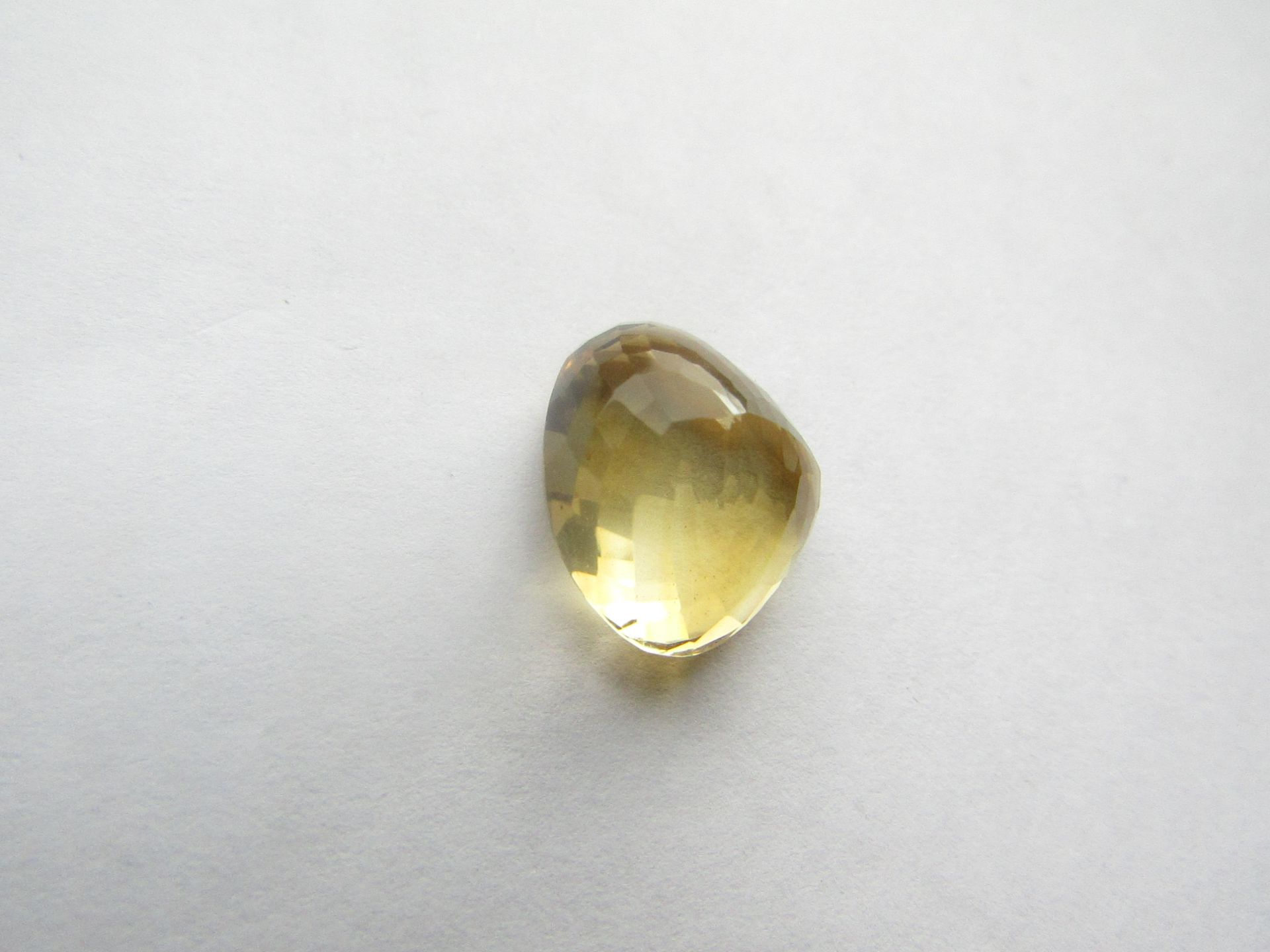 Yellow Golden Citrine Gem 15.32 cts  from Brazil Natural and Untreated