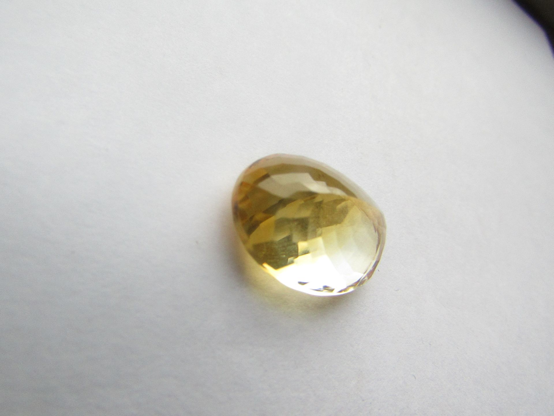 Yellow Golden Citrine Gem 18.54 cts  from Brazil Natural and Untreated