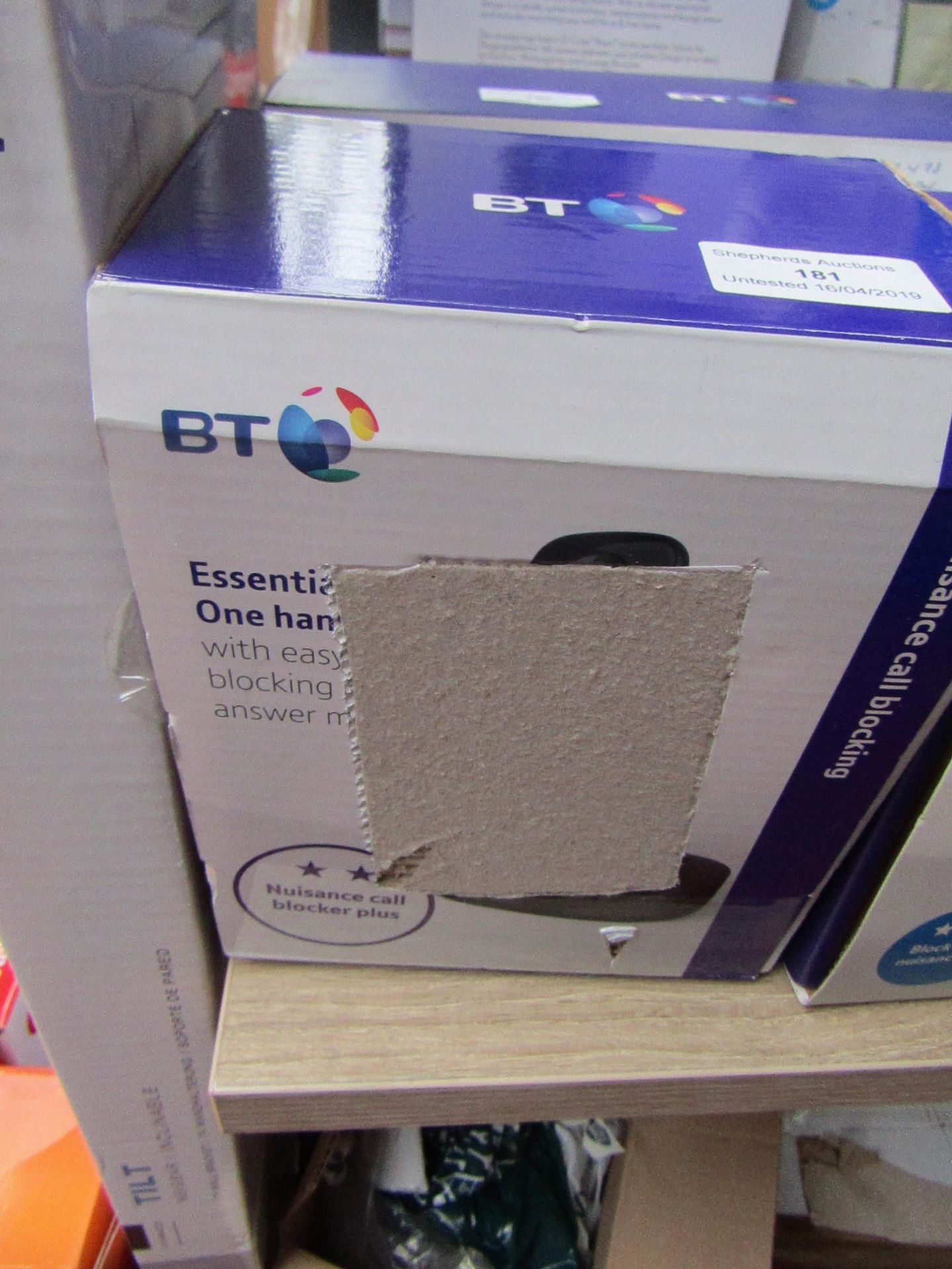 BT cordless phone untested and boxed