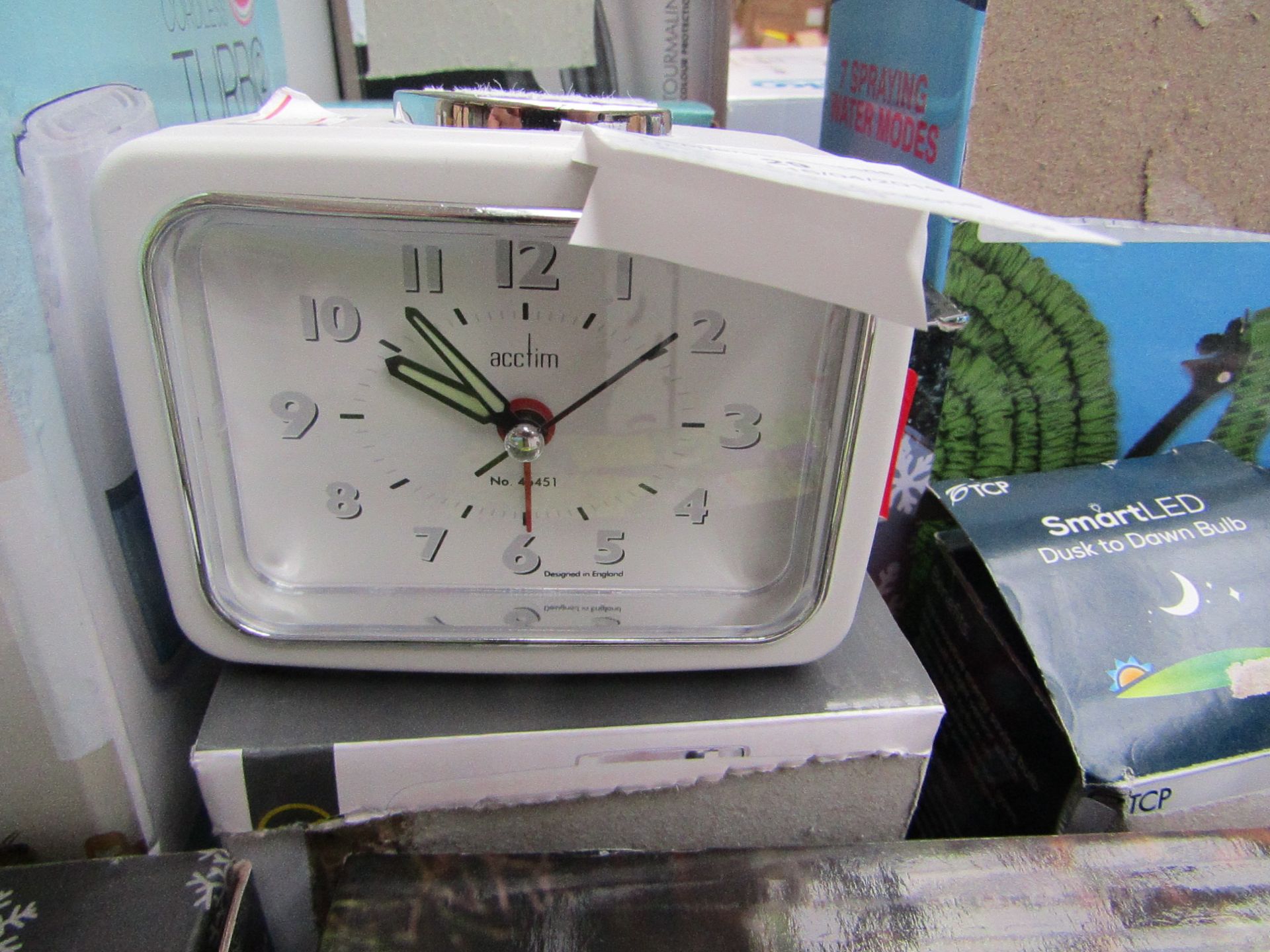 alarm clock untested and boxed