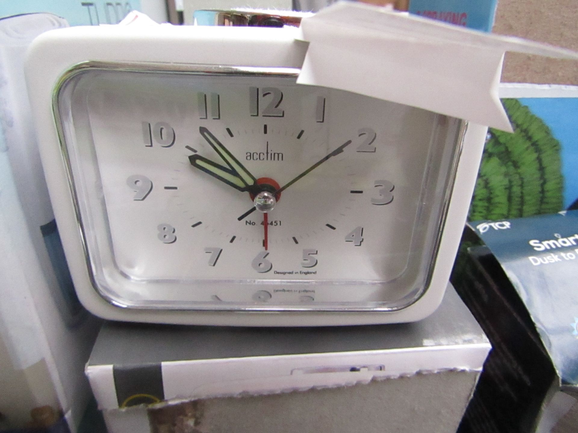 alarm clock untested and boxed