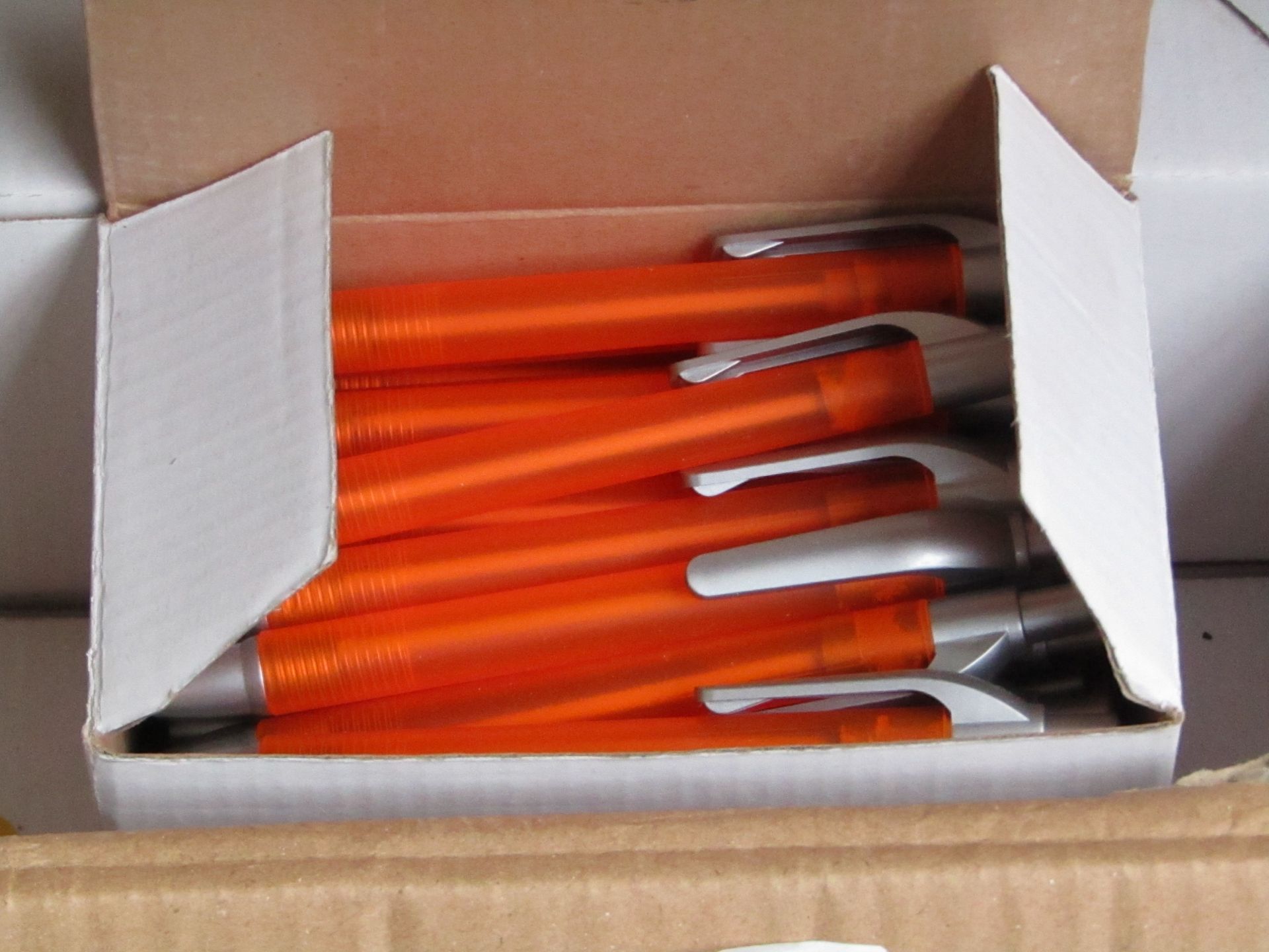 1 x box of 50 Amber, Black ink pens new in box