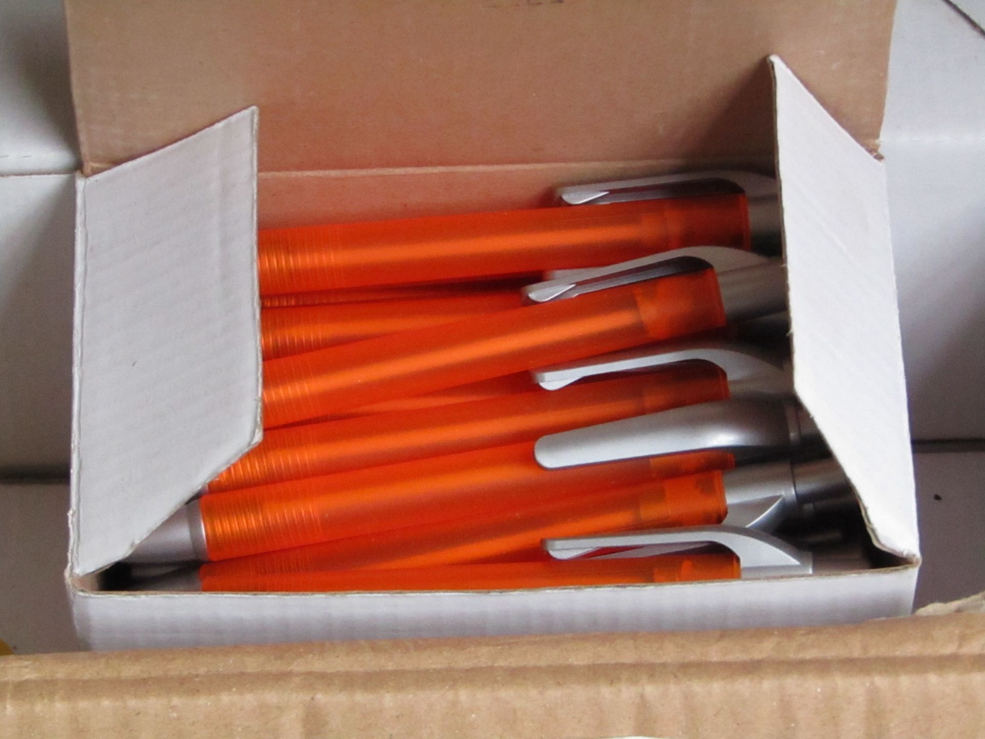 1 x box of 50 Amber, Black ink pens new in box