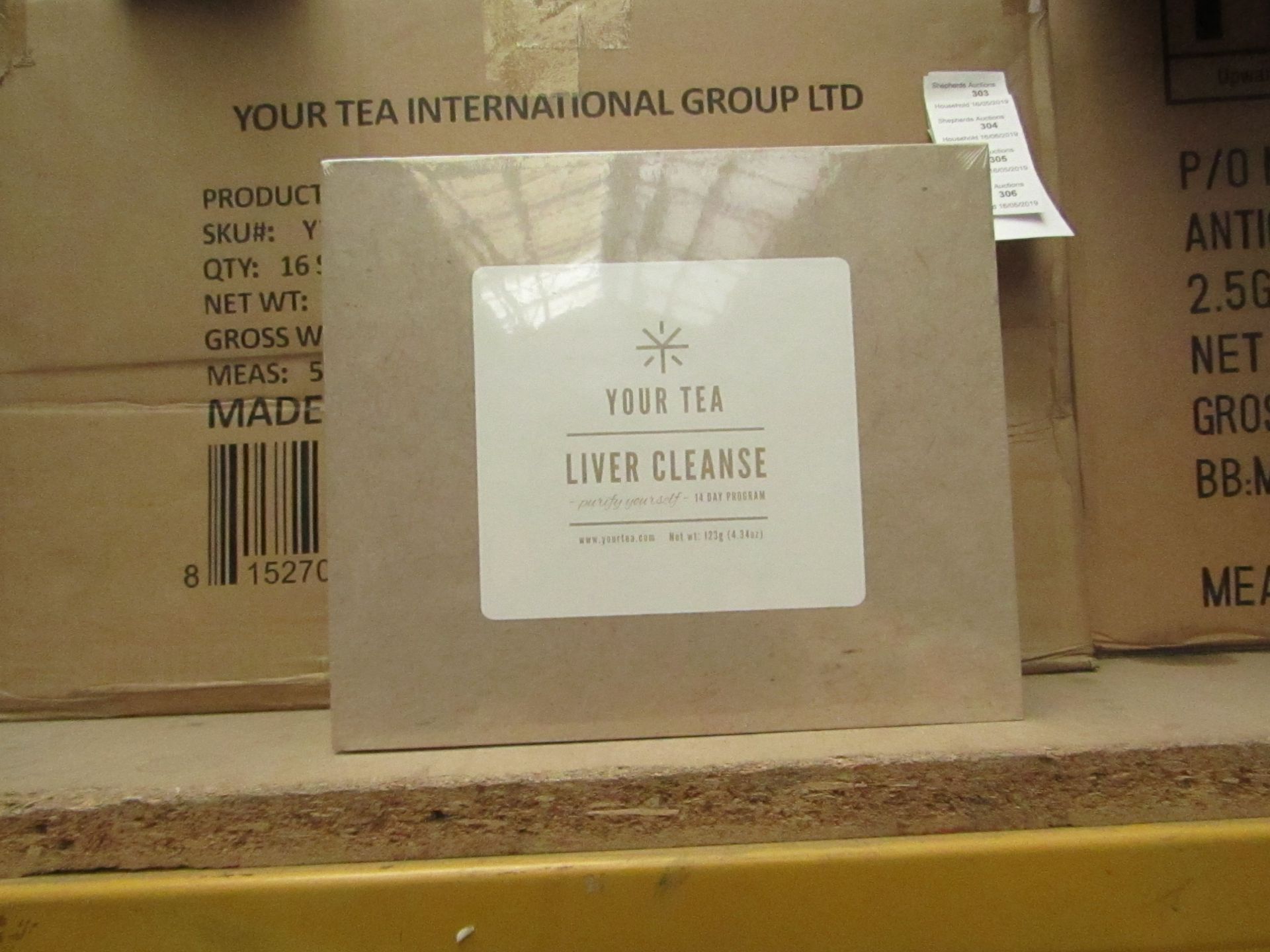 4x Boxes of 50 Your Tea Liver Cleanse set, all new and boxed.