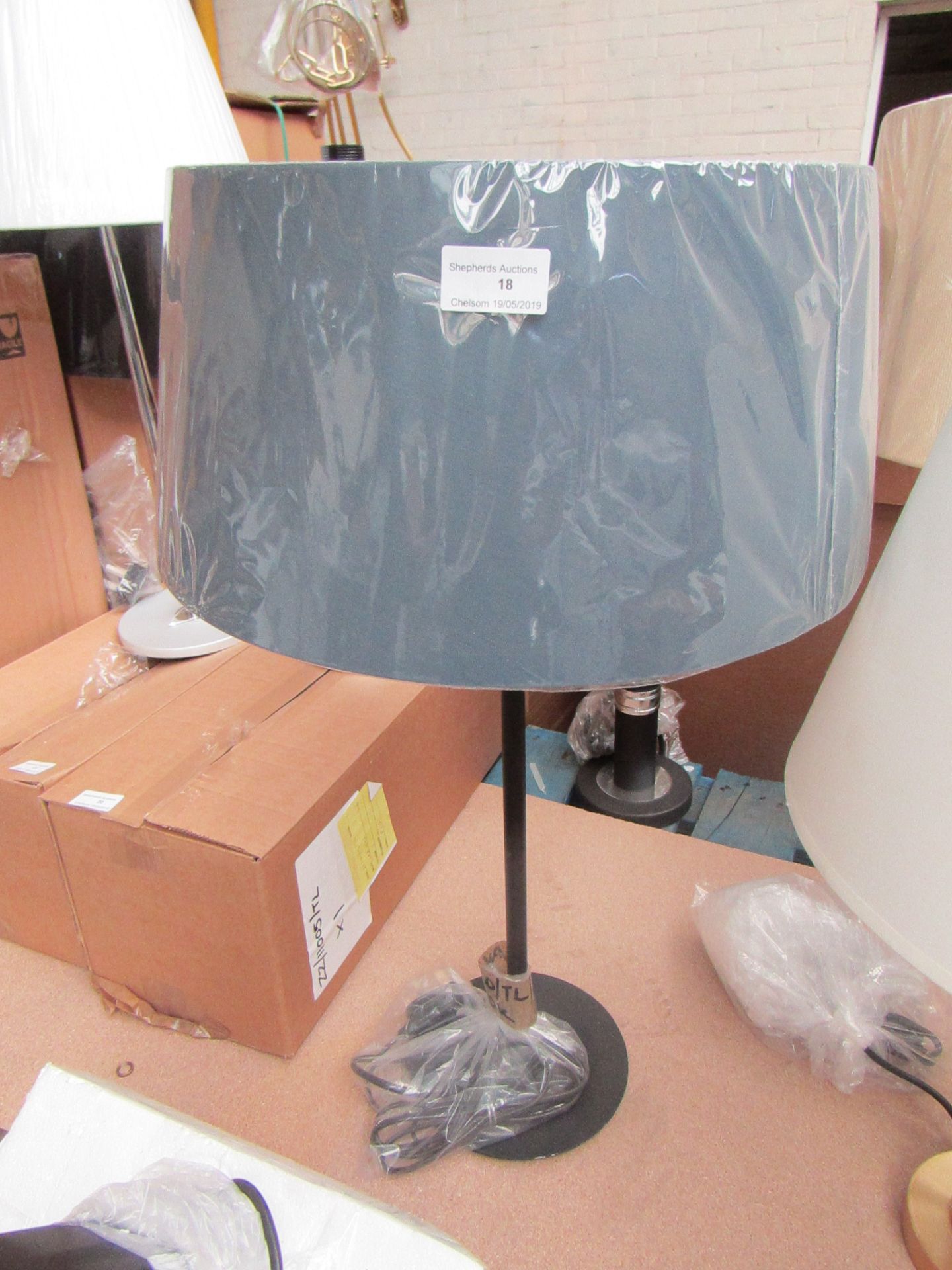 Chelsom Black Table lamp with shade