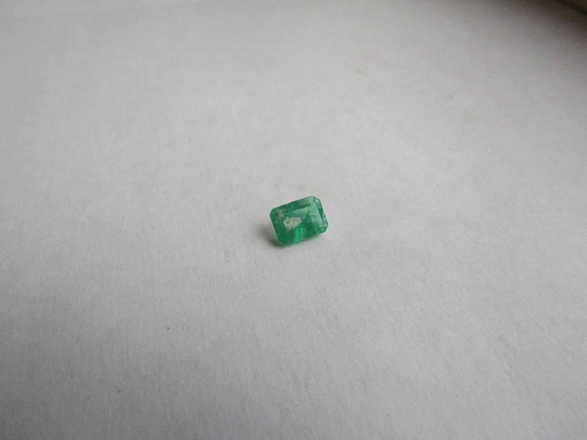 Natural Emerald Weight 0.80 Carat Colour: 088- medium Dark Green; Strong Clarity: I1, Included 1