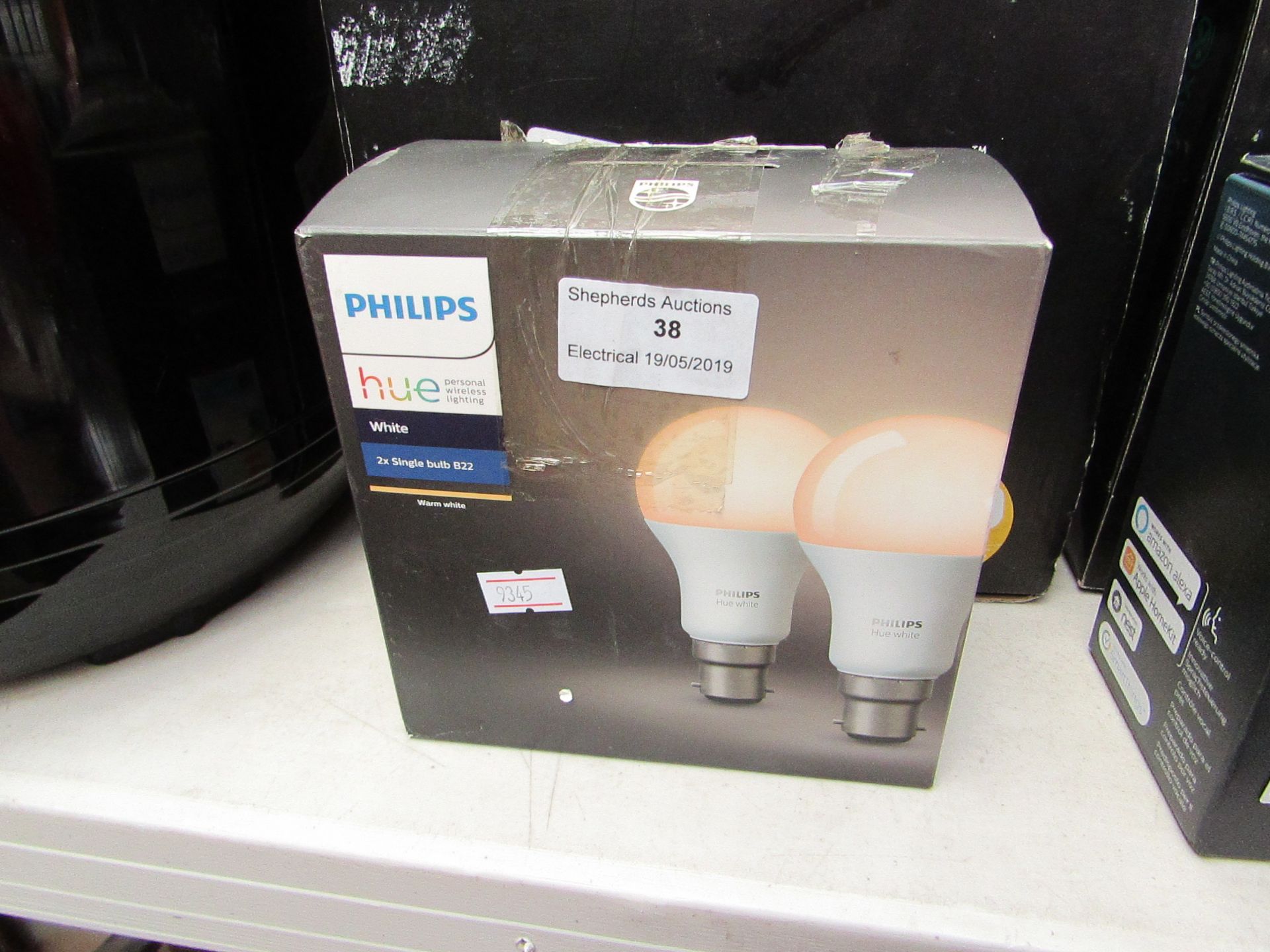 hilips Hue 2 x Singe Bulb B22, Unchecked & Boxed