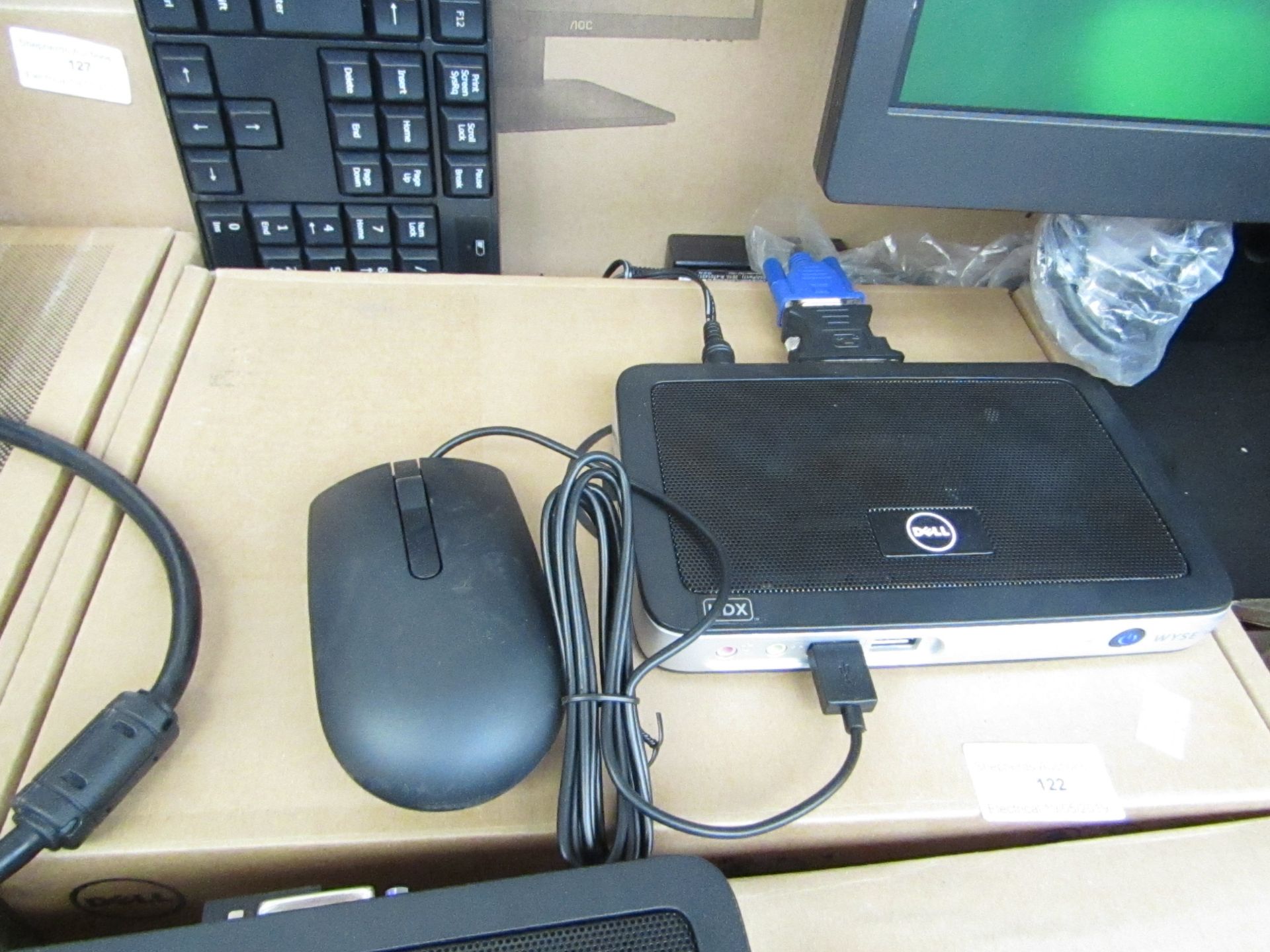 Dell WYSE 3010 Thin Client BTX with added keyboard, Grade B (see lot 0 for Description of grade B)