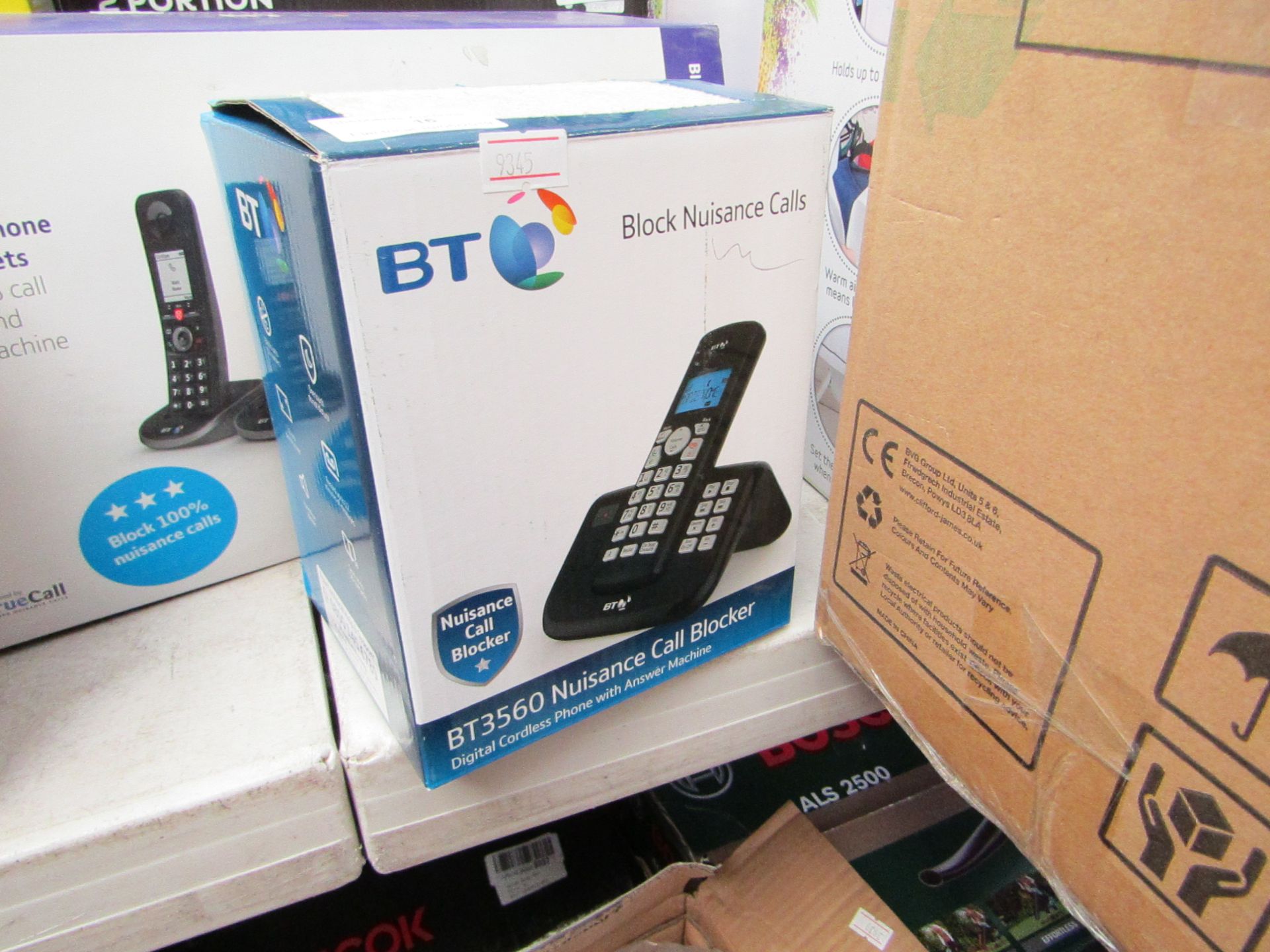 BT3560 Phone Block Nuisance Calls, Complete & Boxed