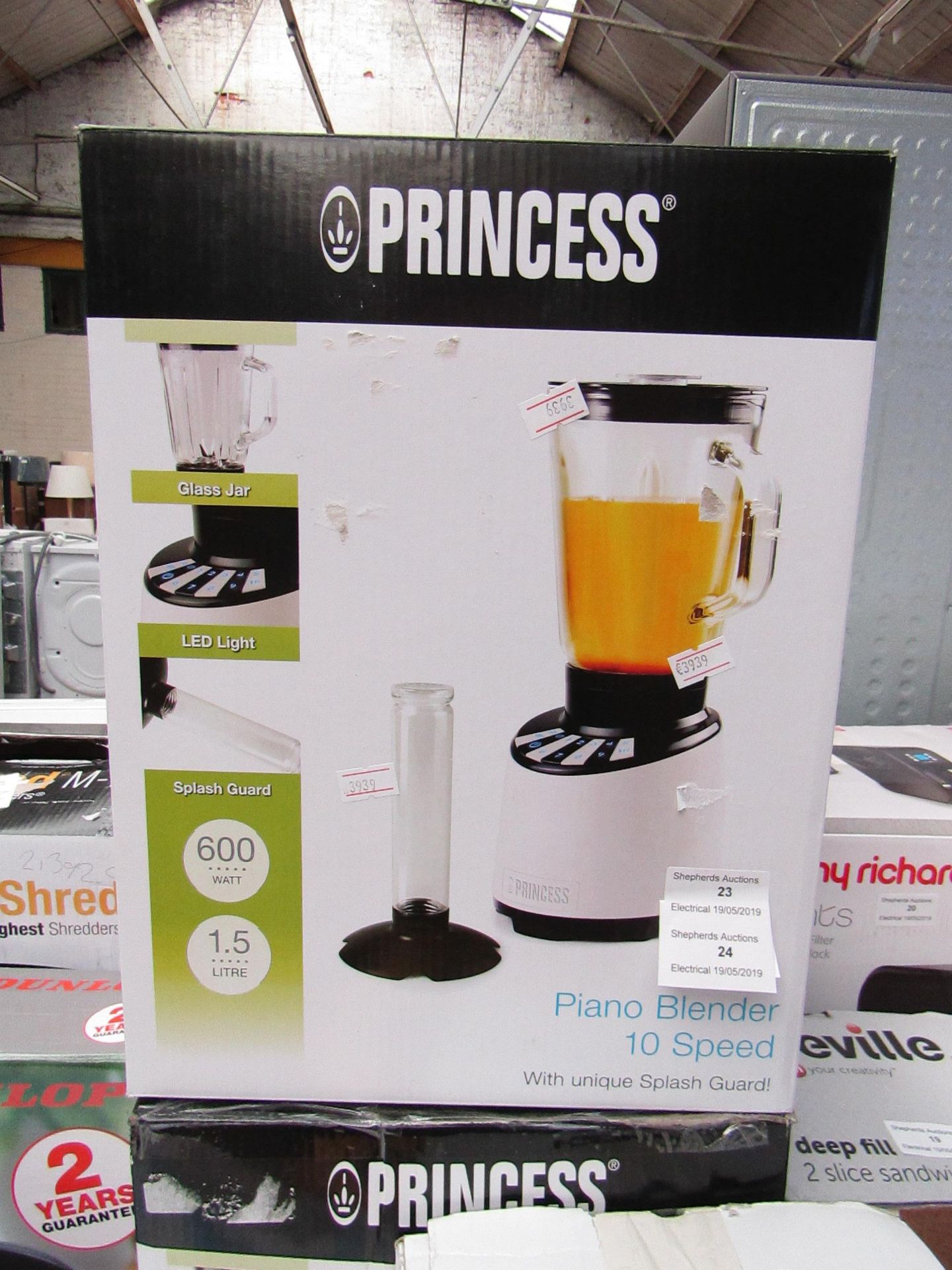 Princess Piano Blender, Tested working & Boxed