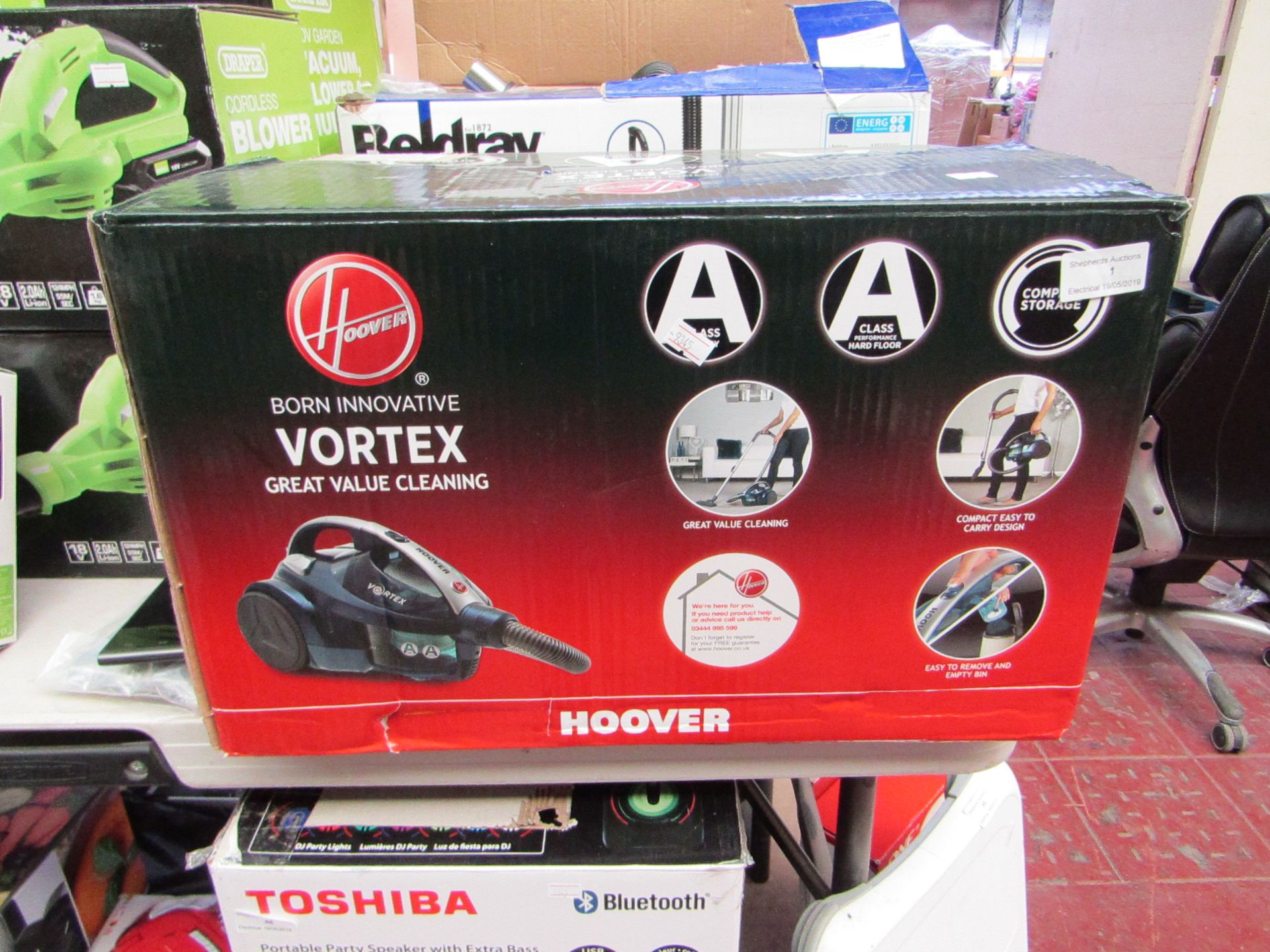 Hoover Vortex Vacuum Cleaner. Tested working & Boxed