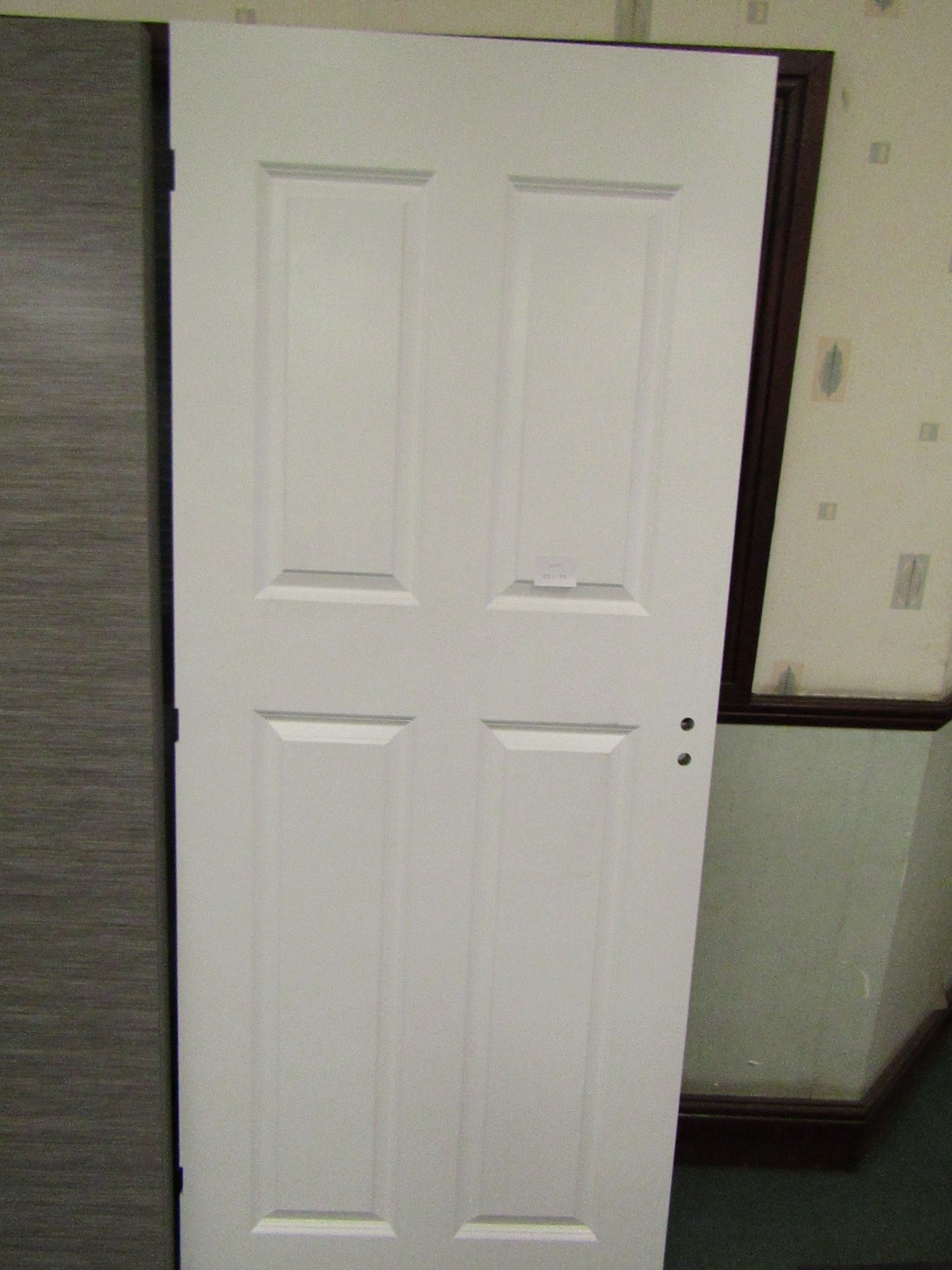 Premdoor 4 Panel Smooth interior door 838mm wide, unused