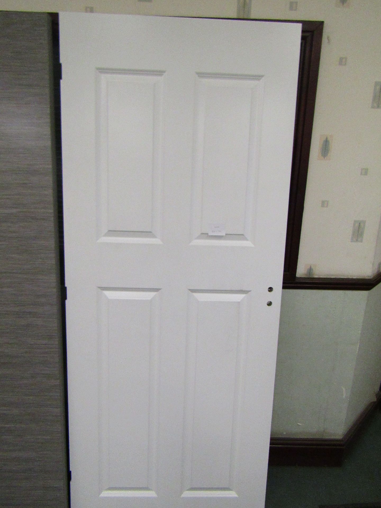 Premdoor 4 Panel Smooth interior door 838mm wide, unused