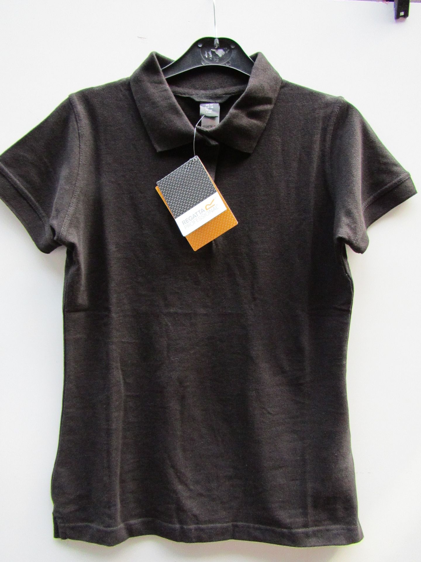 Ladies Regatta polo Shirt Black size 20 new & Packaged