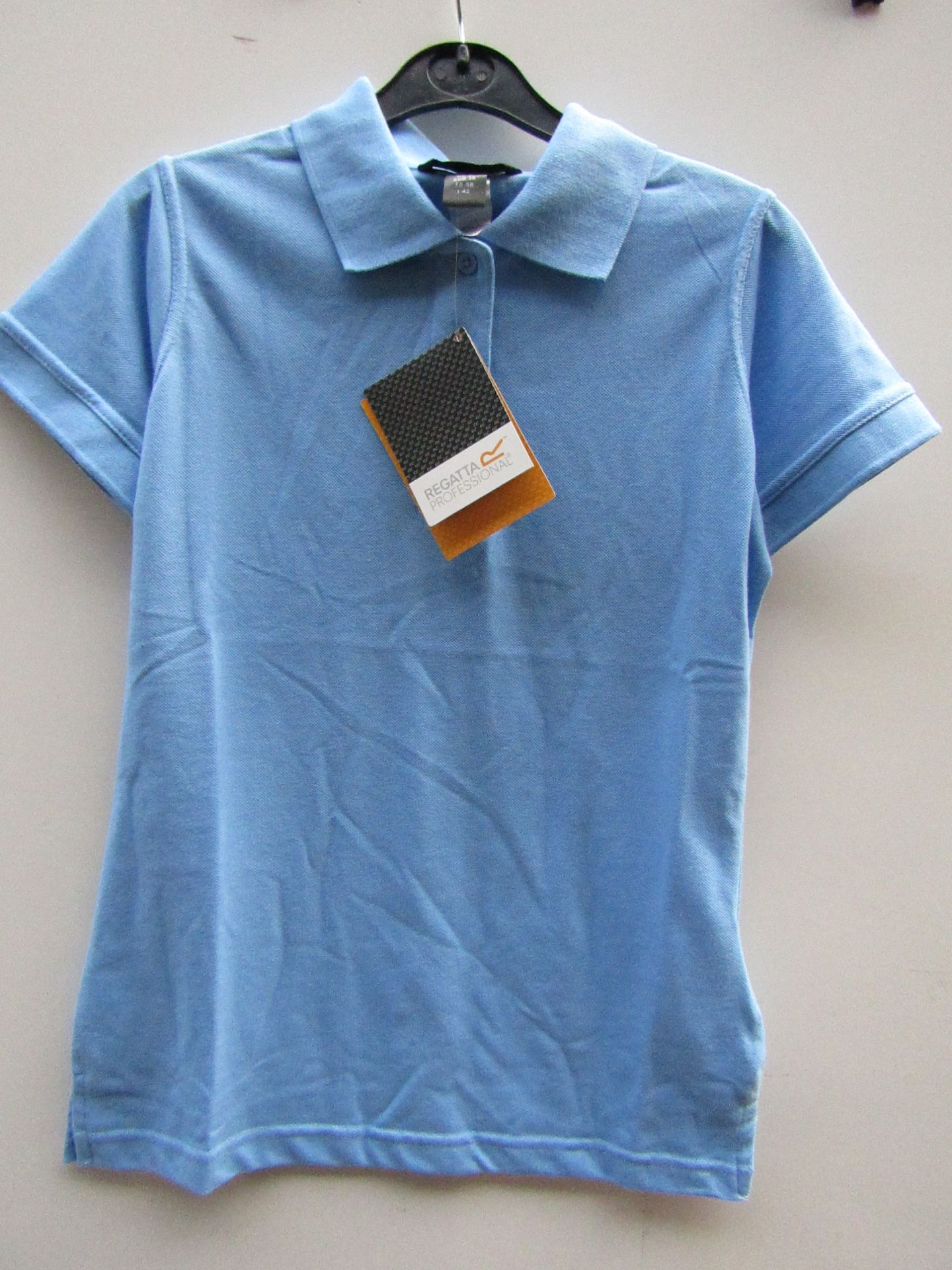 Ladies Regatta polo Shirt Blue size 10 new & Packaged