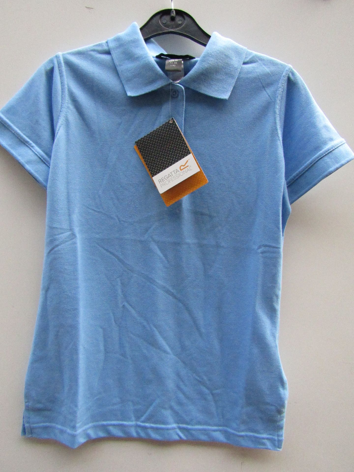 Ladies Regatta polo Shirt Blue size 10 new & Packaged