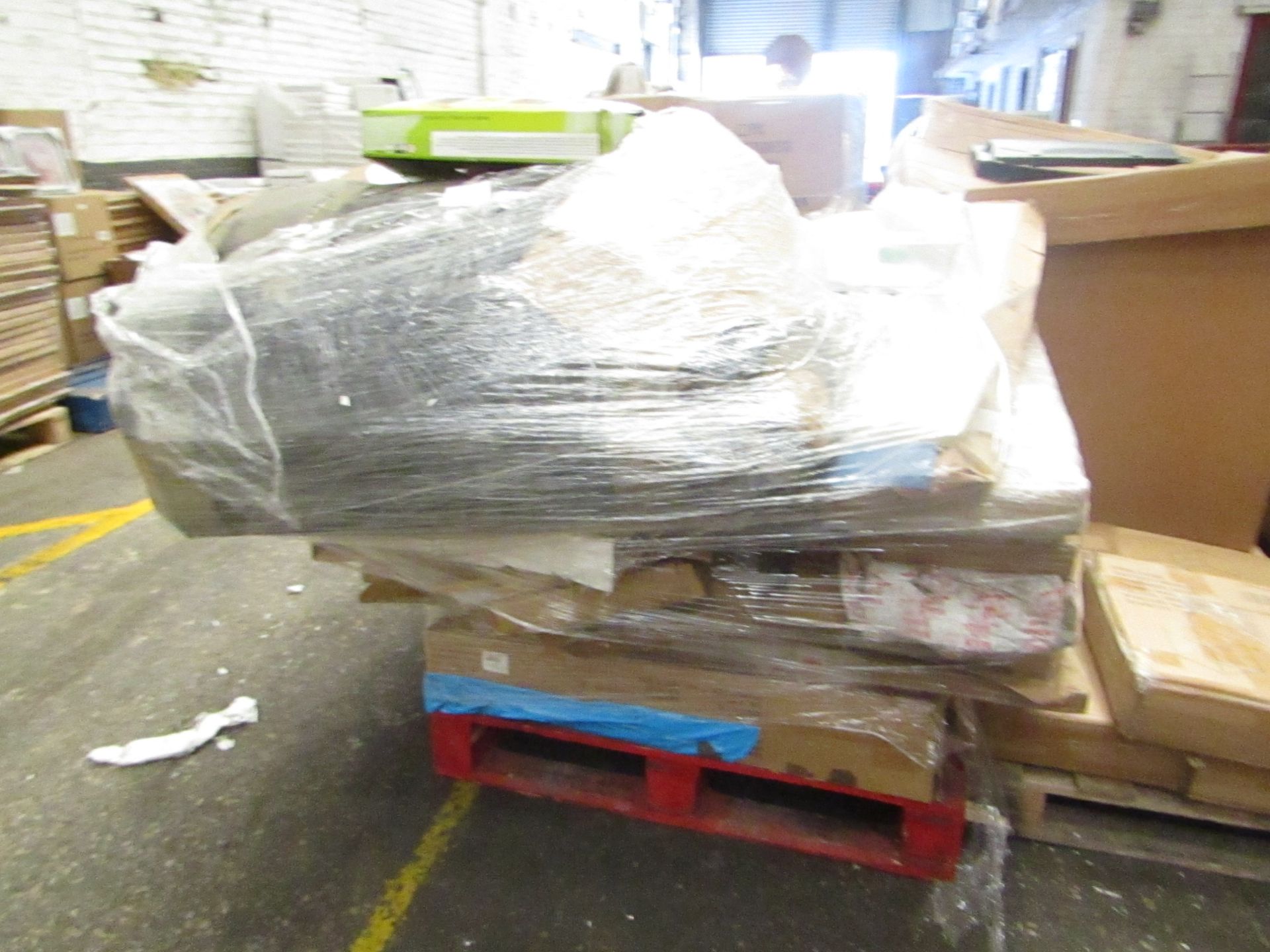 Pallet of Flat pack Furniture, some loose and some still boxed, most looks to be shelving units - Image 2 of 2