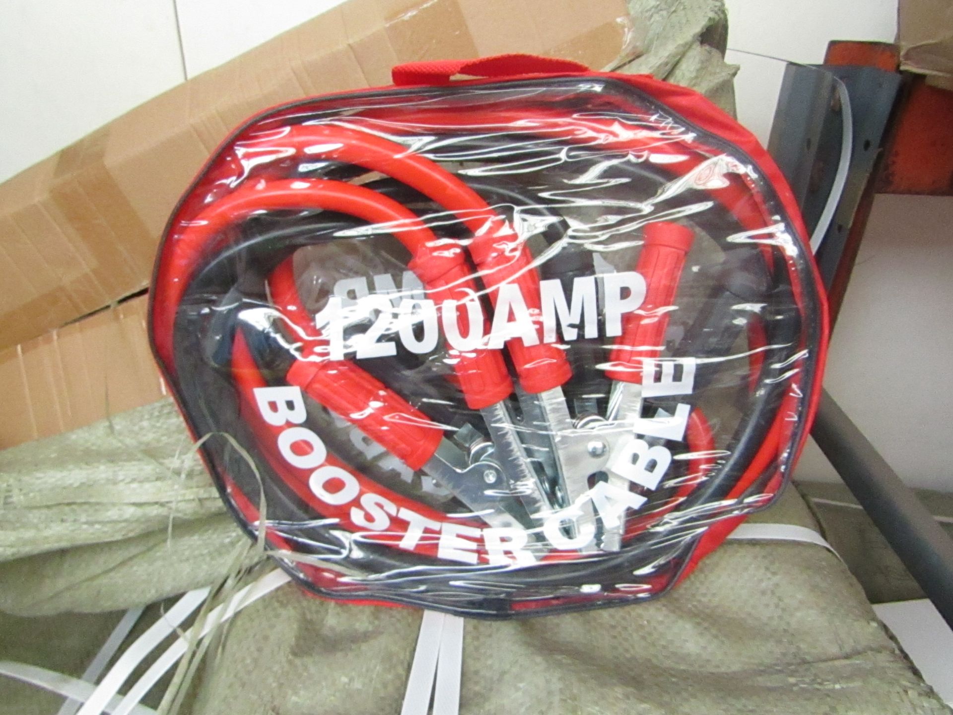 1200amp booster cable in carry bag, used