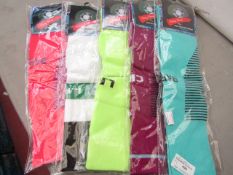 5x Pian Lu kids sports socks, all new and packaged.