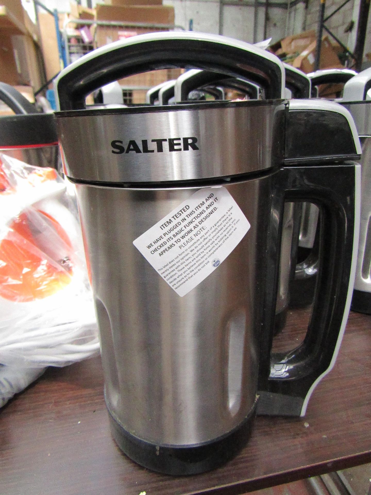 Salter EK2613ÿGo Healthy ElectricÿSoup Maker, unboxed and item tested RRPœ39.99