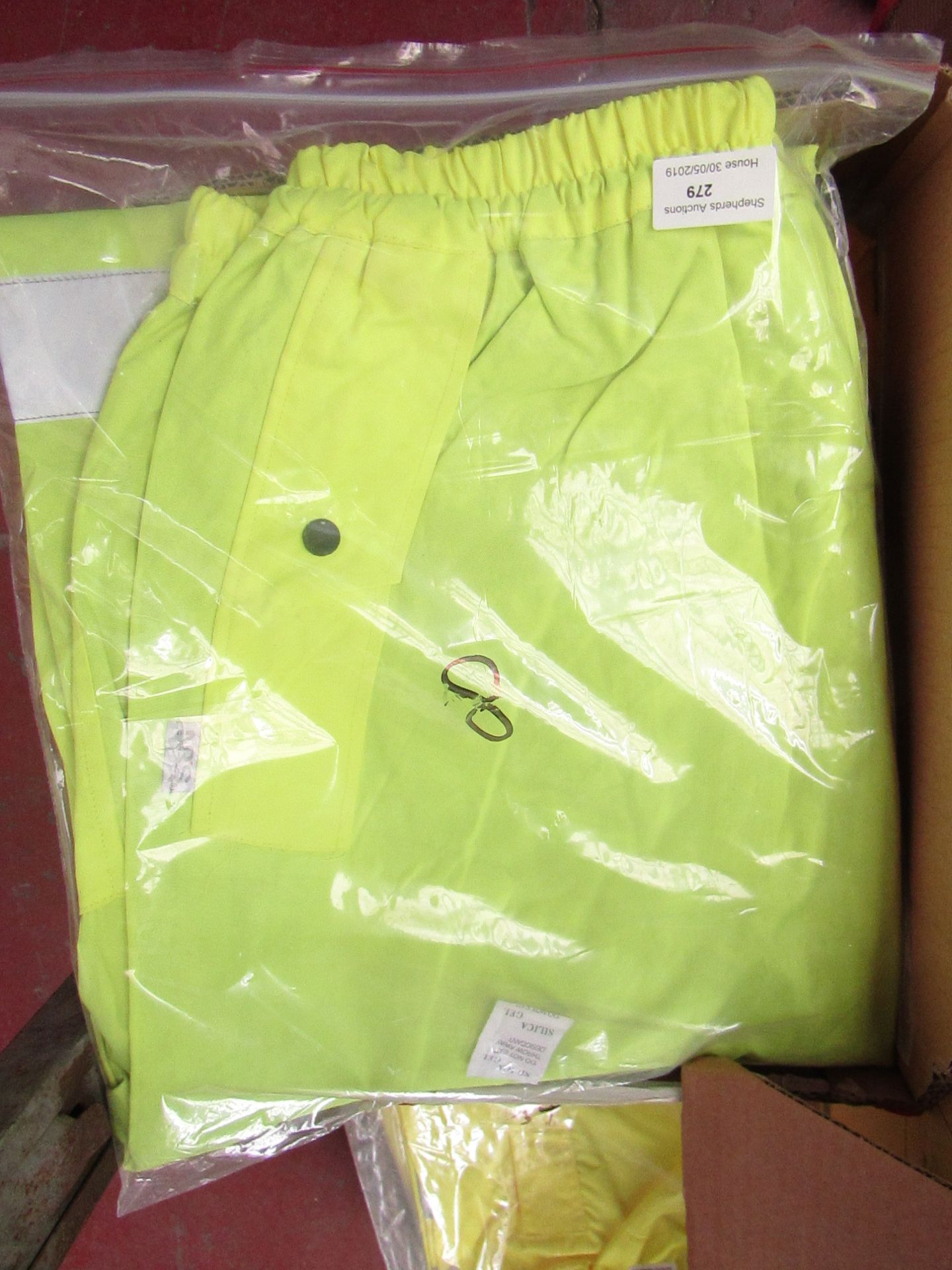 3 x hi vis vests and 1 x hi vis t-shirt, all new