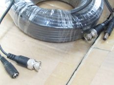 Cop Security co axial and DC12v power cable.