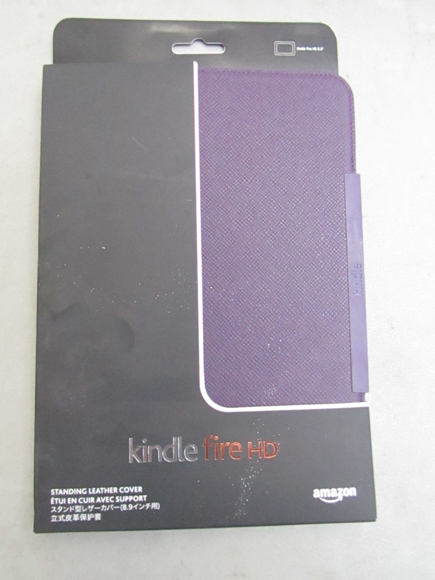 10x Kindle Fire HD Staning Leather Covers, new in packaging