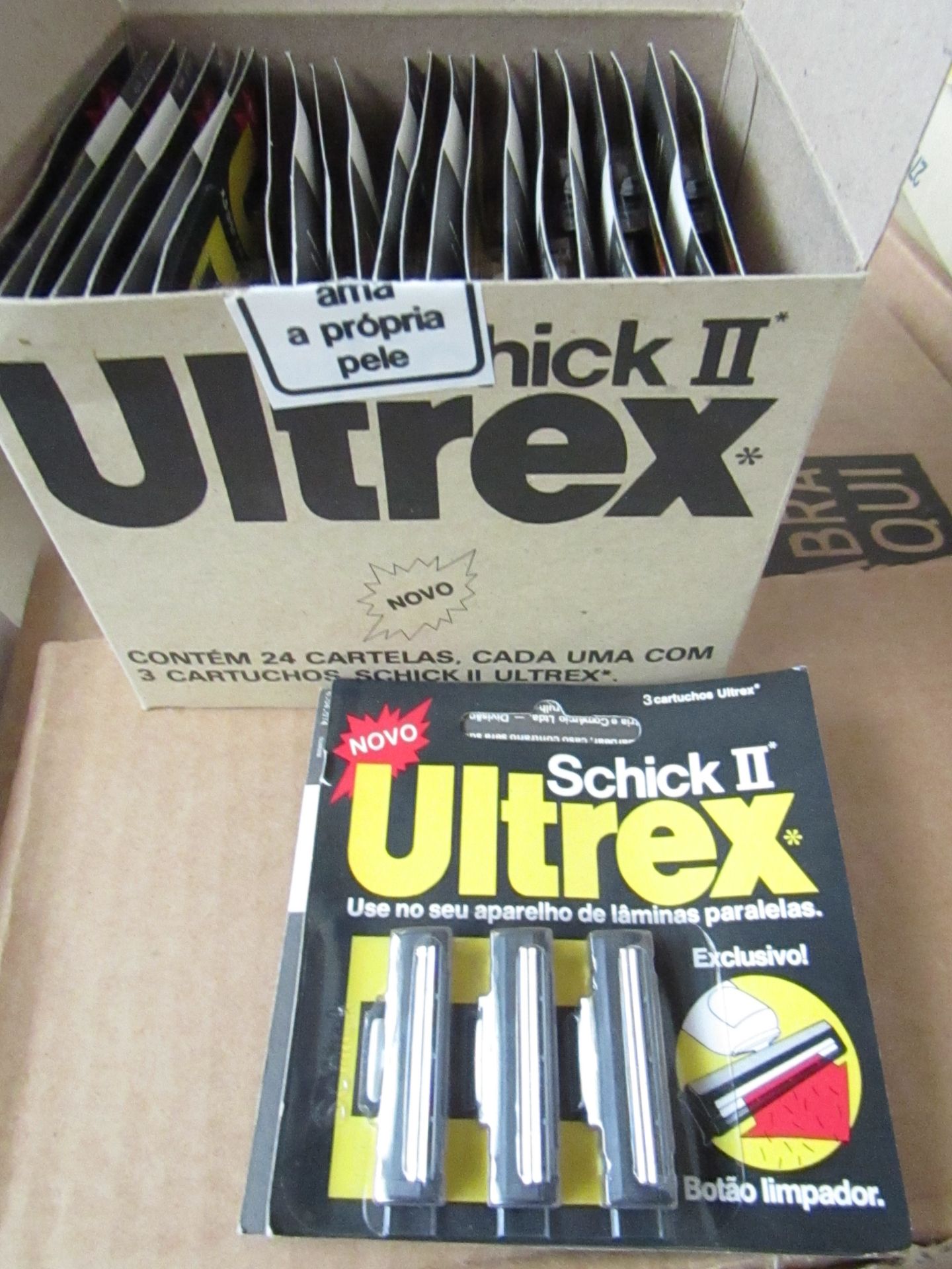 2x Boxes of 24x Ultrex replacement Razor blades, New and still sealed