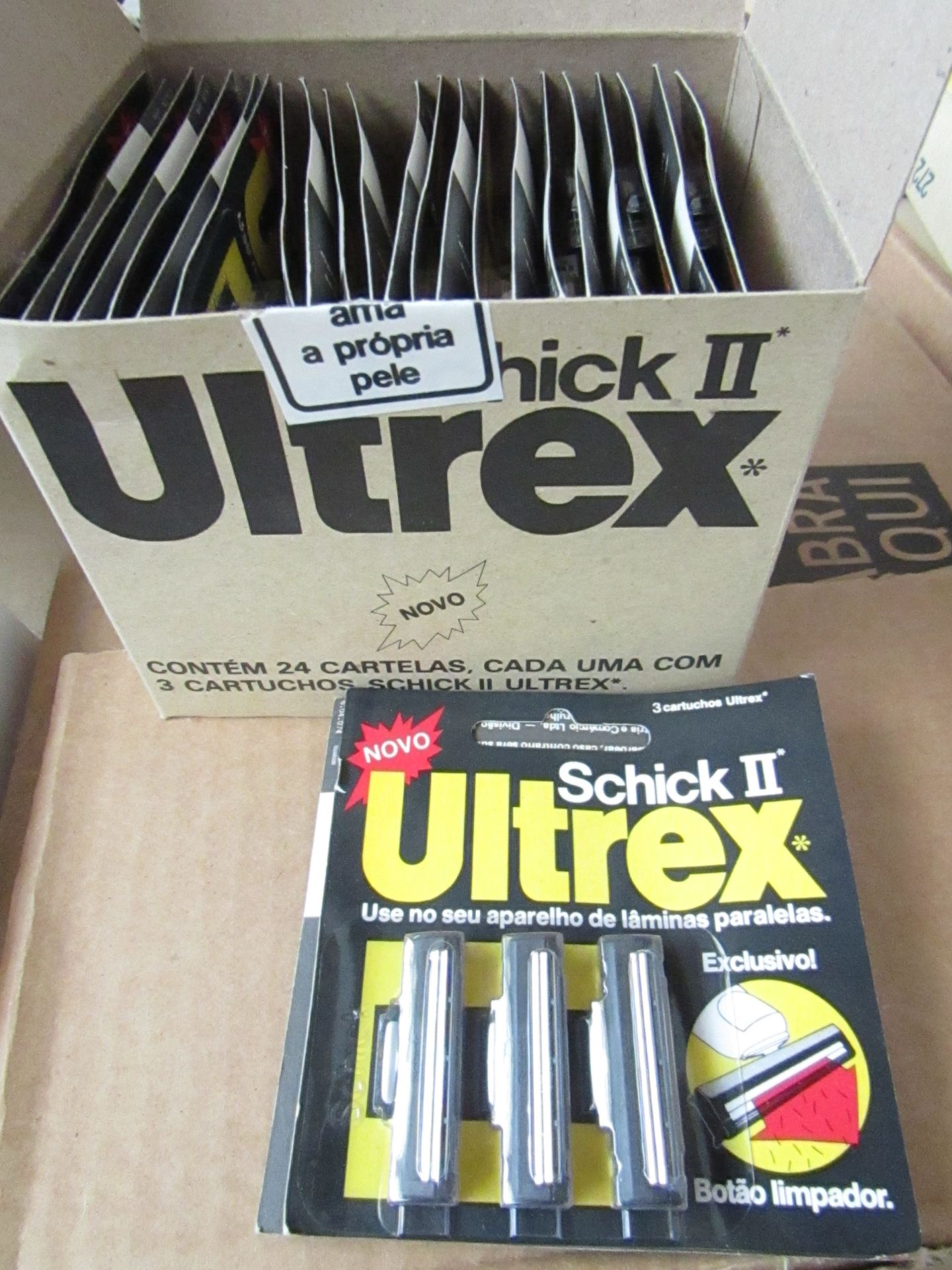 2x Boxes of 24x Ultrex replacement Razor blades, New and still sealed
